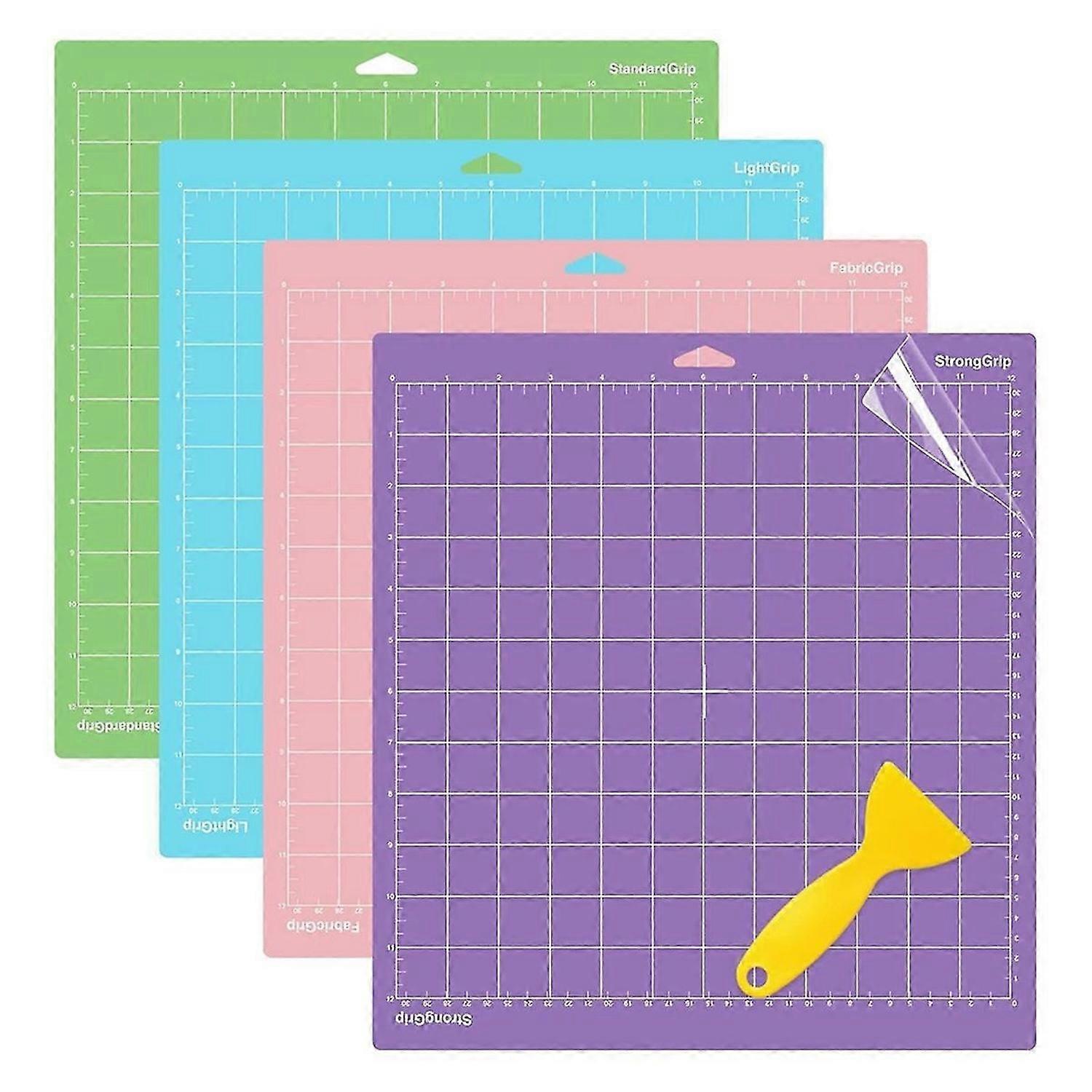 4 Pack 12x12 Inch Cutting Mats for Explore Air 2/Air/One/Maker
