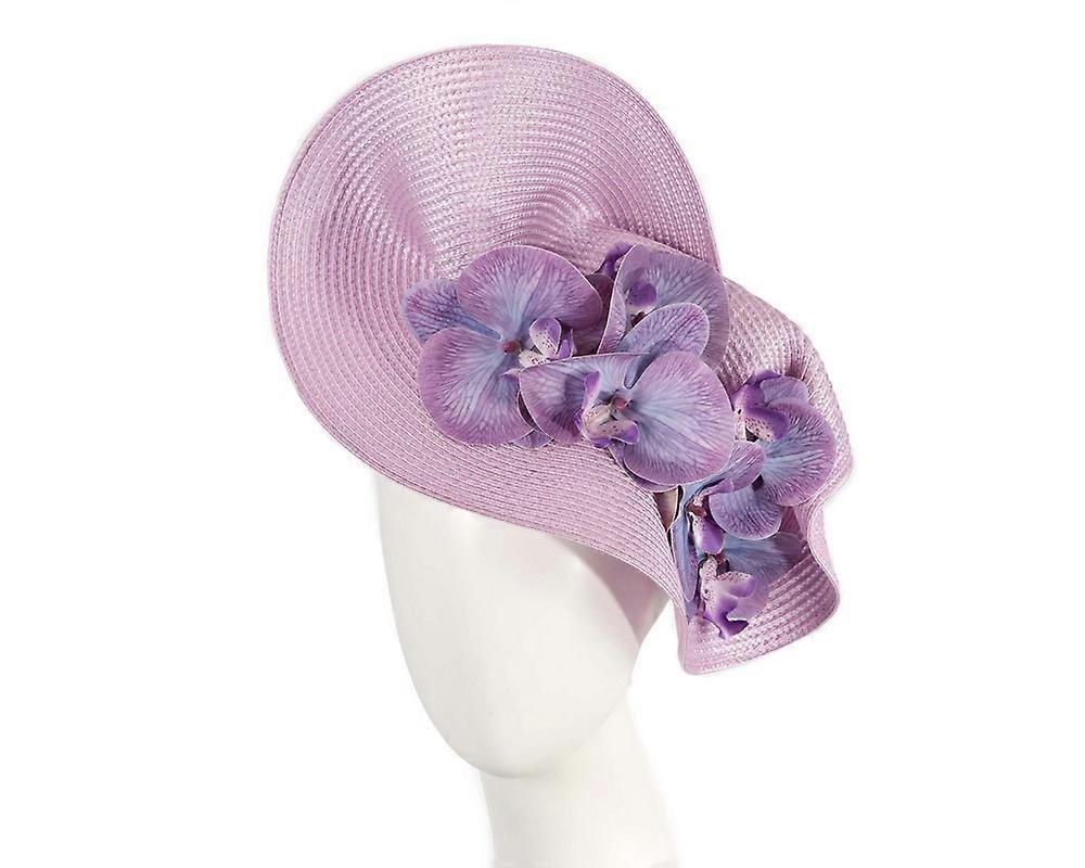 Large lilac fascinator with orchids by Fillies Collection S301LI