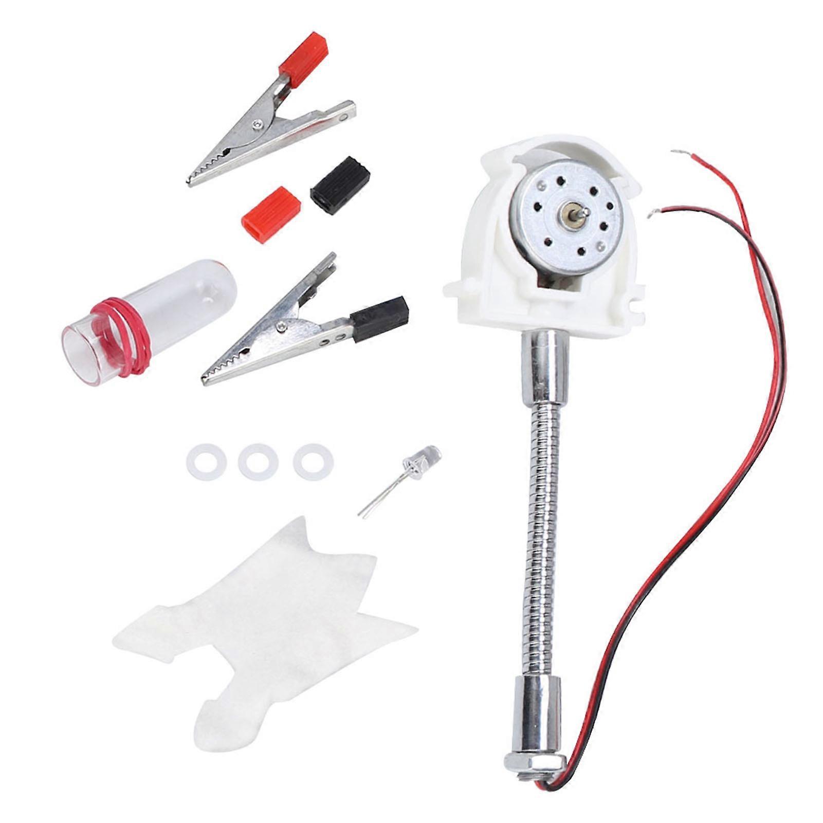 T Type Fan Stirling Engine Miniature Hot Air Power Generator Physics Lab Teaching Model 