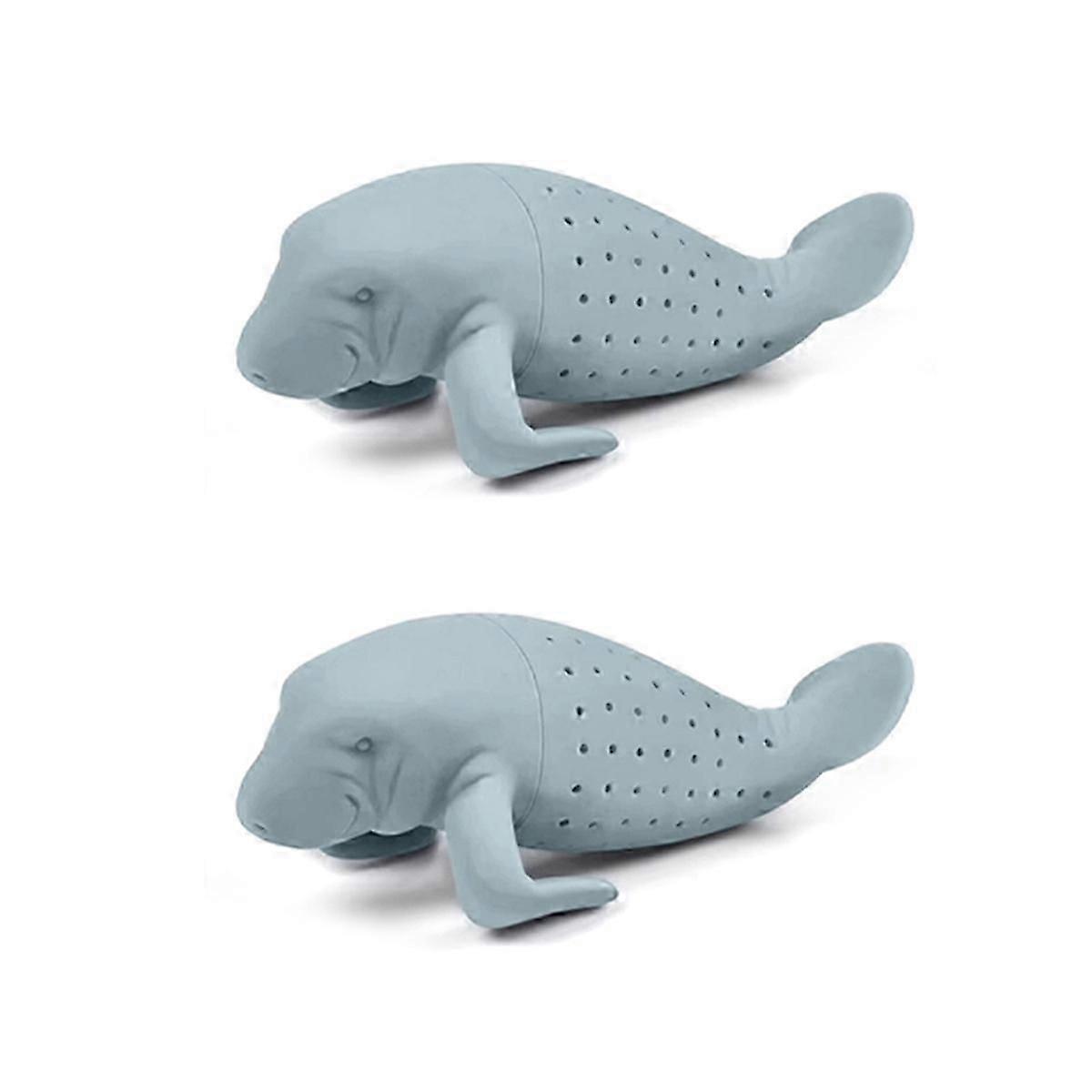 Silicone Manatee Strainer Manatee Fish Design Tea Strainer Design Leak Tea Tea Set Tea Accessories
