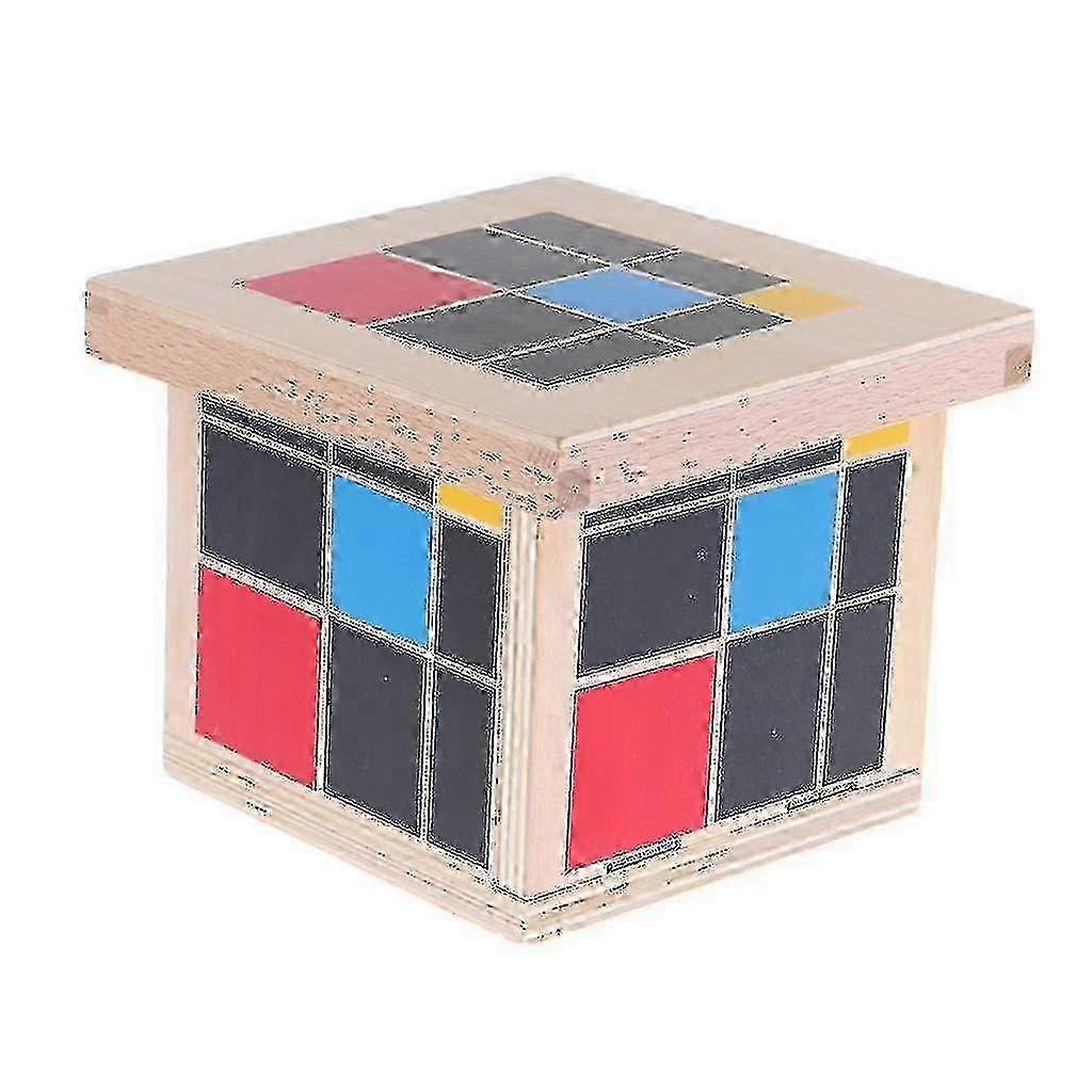 Wooden Trinomial Cube Math Manipulative For Kids