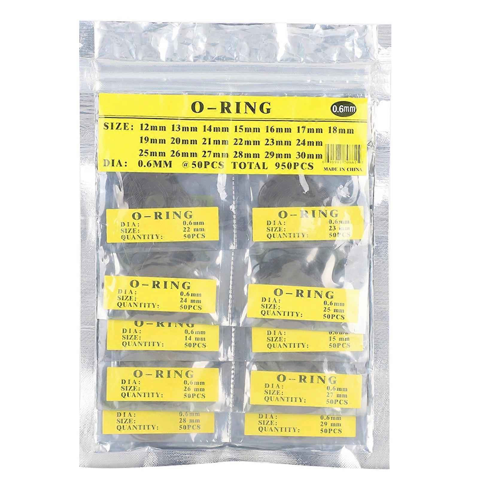 Waterproof Round Watch Gaskets O Ring Rubber Sealing Washers Watch Accessory0.6mm