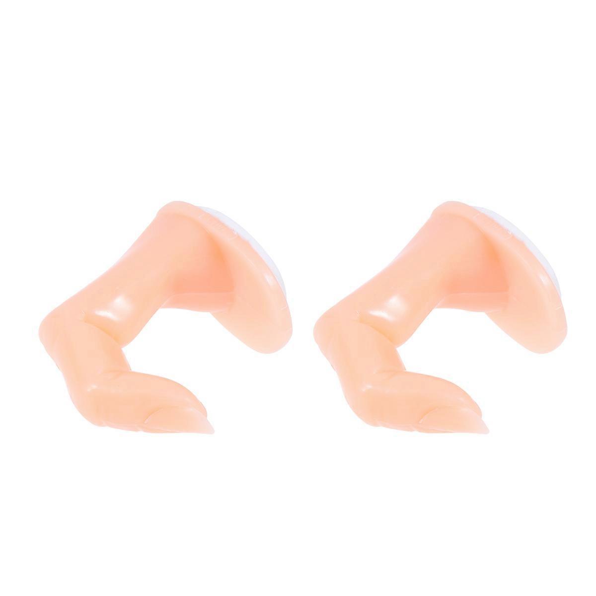 Manicures Training Tool Practice False Finger Model for Hand Nail Art Use 10Pcs