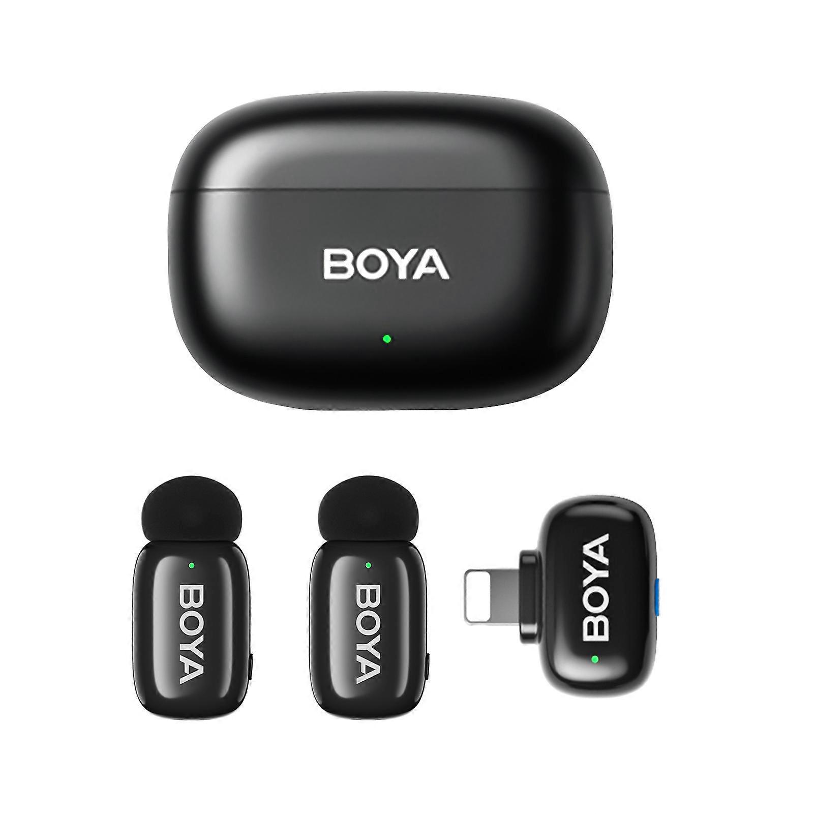 BOYA Mini 2.4G Wireless Mic System 100M Range with Charging Case