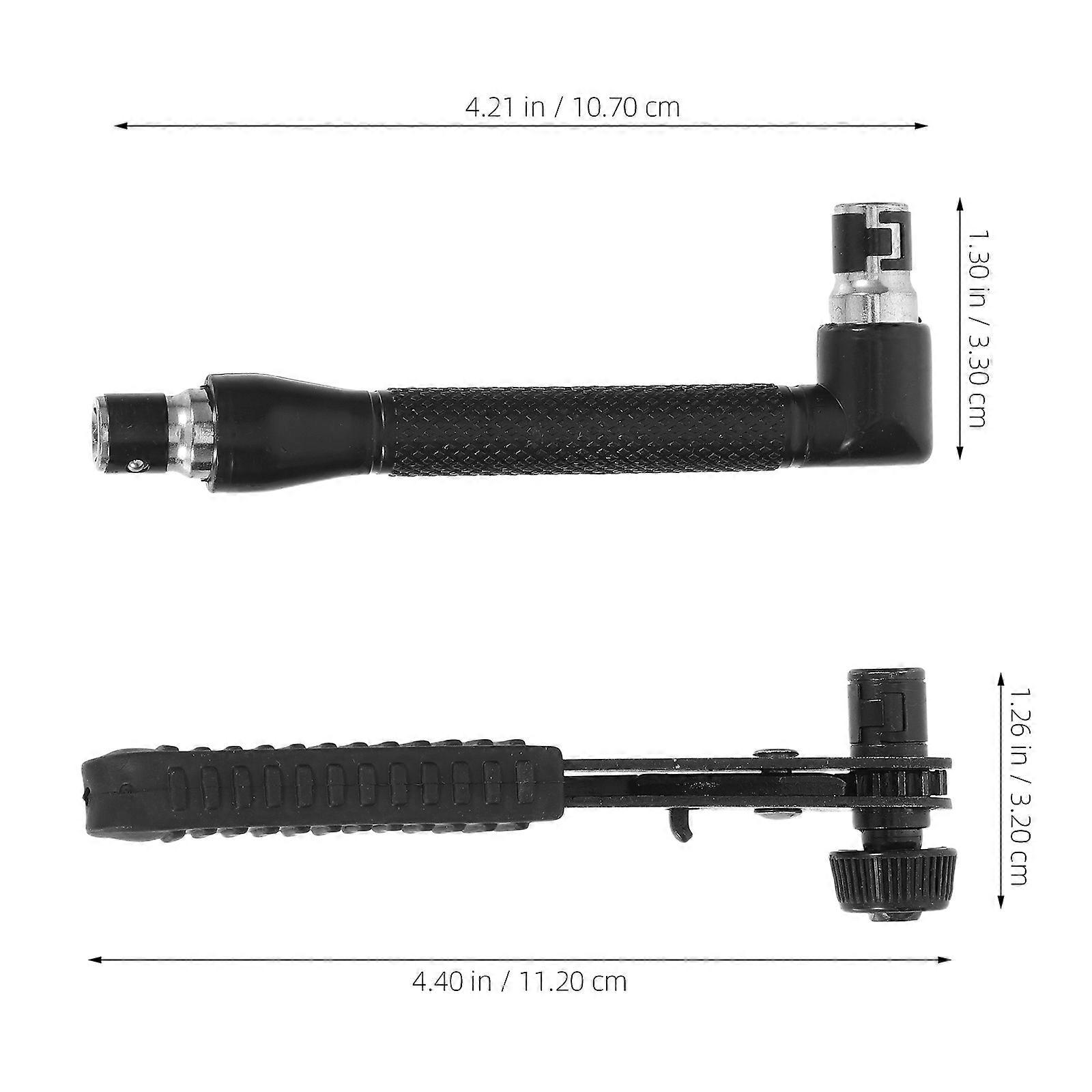 Mini Ratcheting Wrench Set with L Shaped Socket Wrench for Auto Maintenance