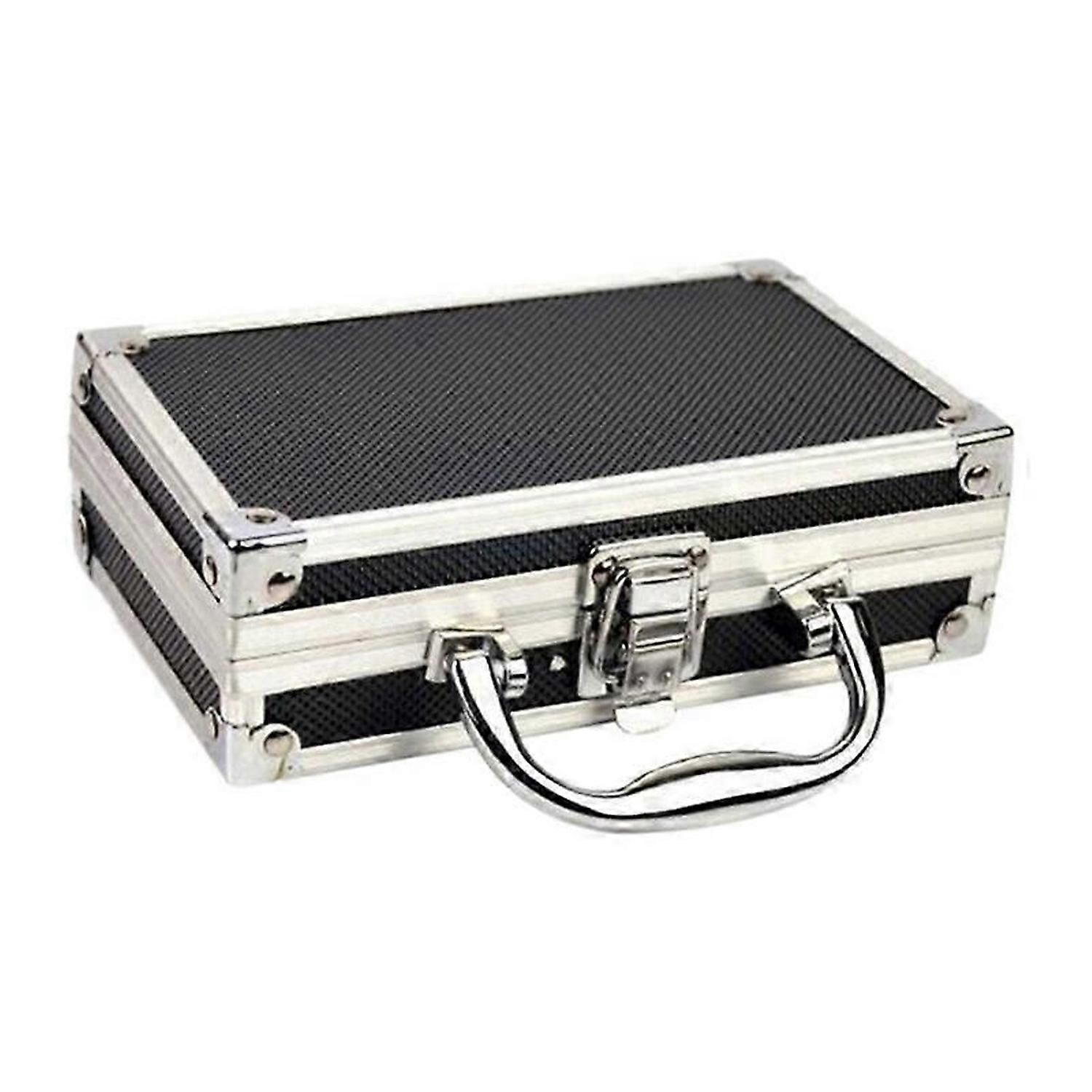 Aluminum Alloy Toolbox Accessories Storage Box Practical Aluminum Suitcase Portable Handle Small Too