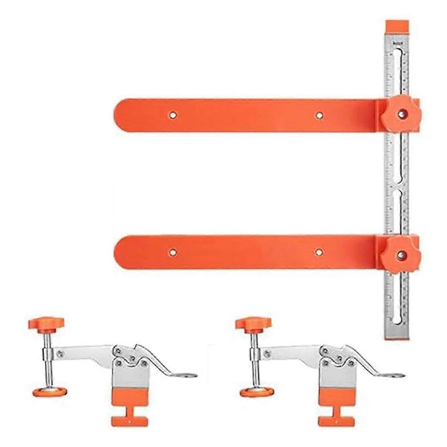 Drawer Slide Installation Jig Kit,Drawer Slide Tool,Precision Cabinet Hardware Jig,Shelf Pin Jig Hin