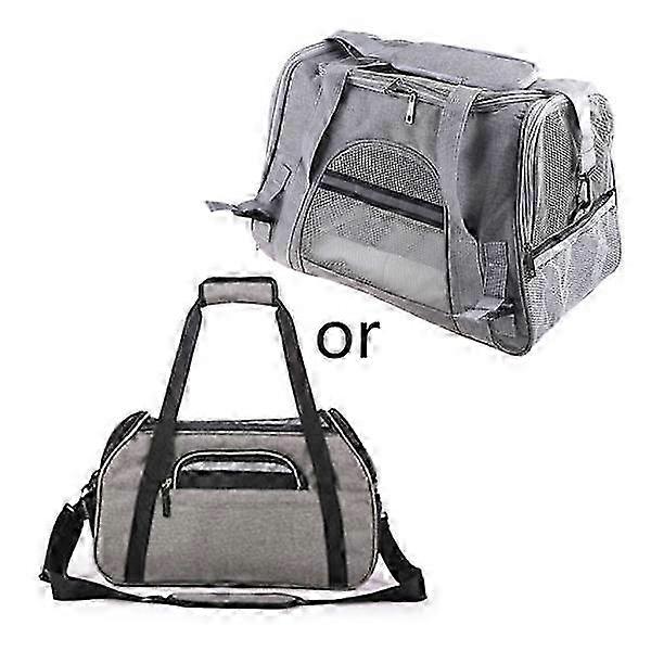 Lightweight Pet Travel for Carrier Transparent Pet for Carrier for Case for Cat for Carrier Bag 16' x 10' x 13'