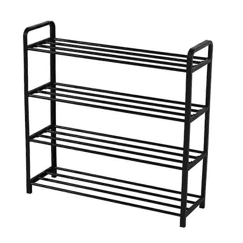 Four-layer Paint-free Perforated Shoe Rack, Home Space-saving Multi-functional Shoe Cabinet, Simple 