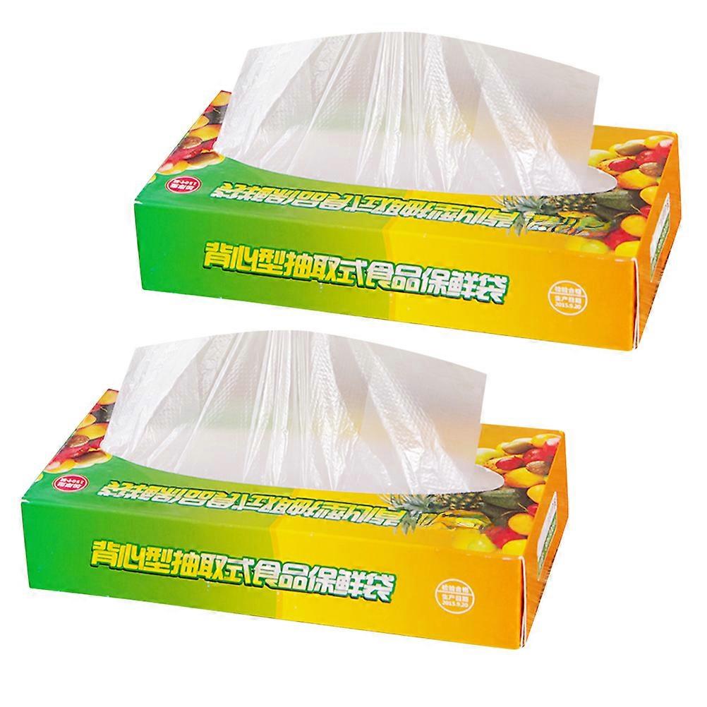 2 Sealing Storage Pouches For Packing In The Kitchen Featuring A Convenient Draw-out Design And Anti-fouling Ability