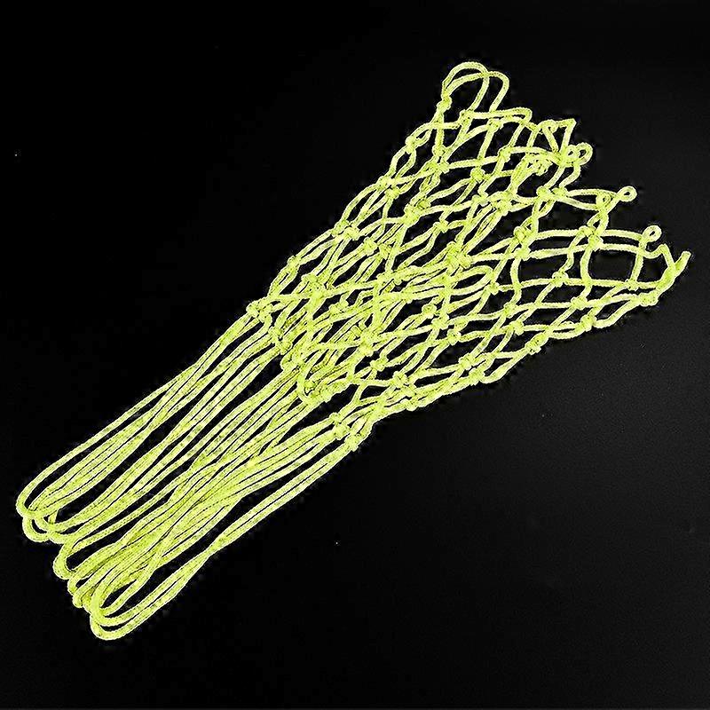 2 Pcs/1pcs Night Glowing Luminous Basketball Net Nylon Braided Standard Professional Basketball Net Heavy Duty Thick Net Basketball Net 2025