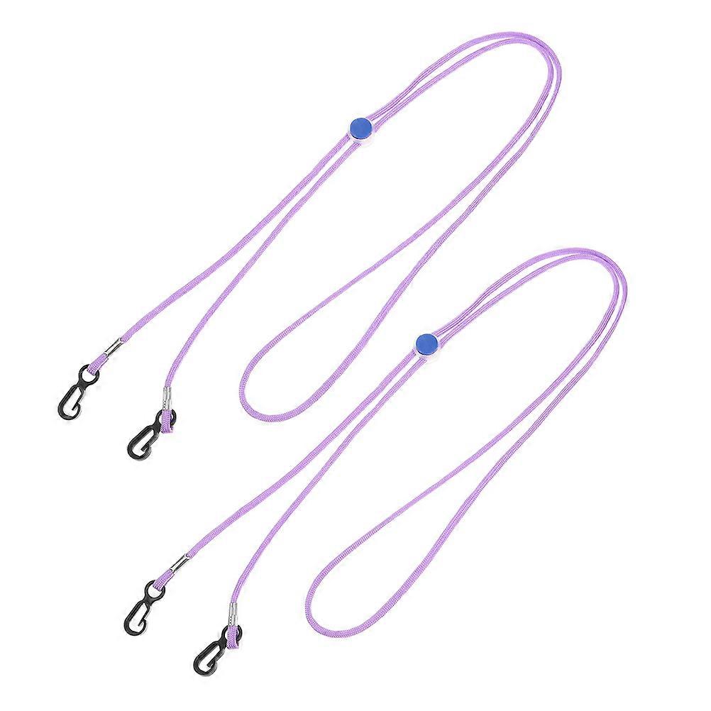 Winter Mitten Lanyard Nylon Glove Holder with Anti-Lost Function 2Pcs