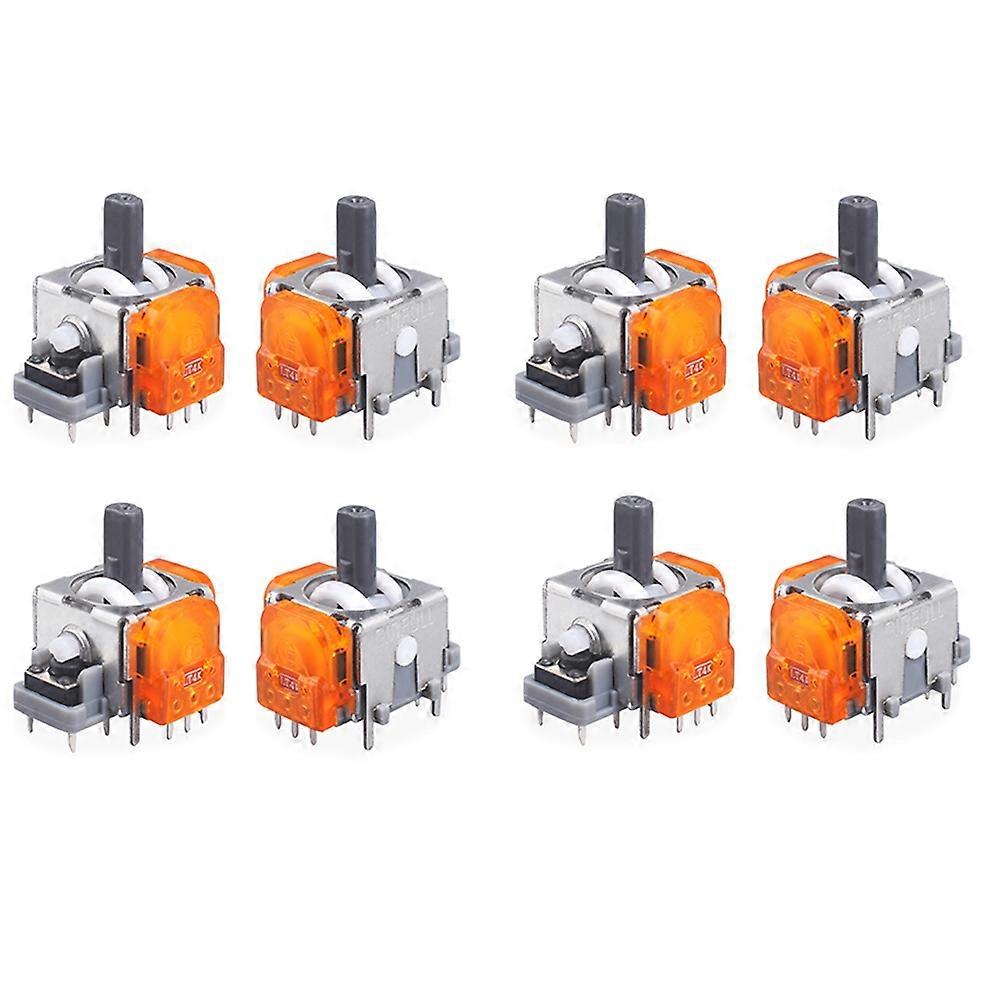 8Pcs for PS5 Controller TMR Electromagnetic Joystick Gamepad Thumb Stick 3D Analog Sensor Replacement Repair Accessories