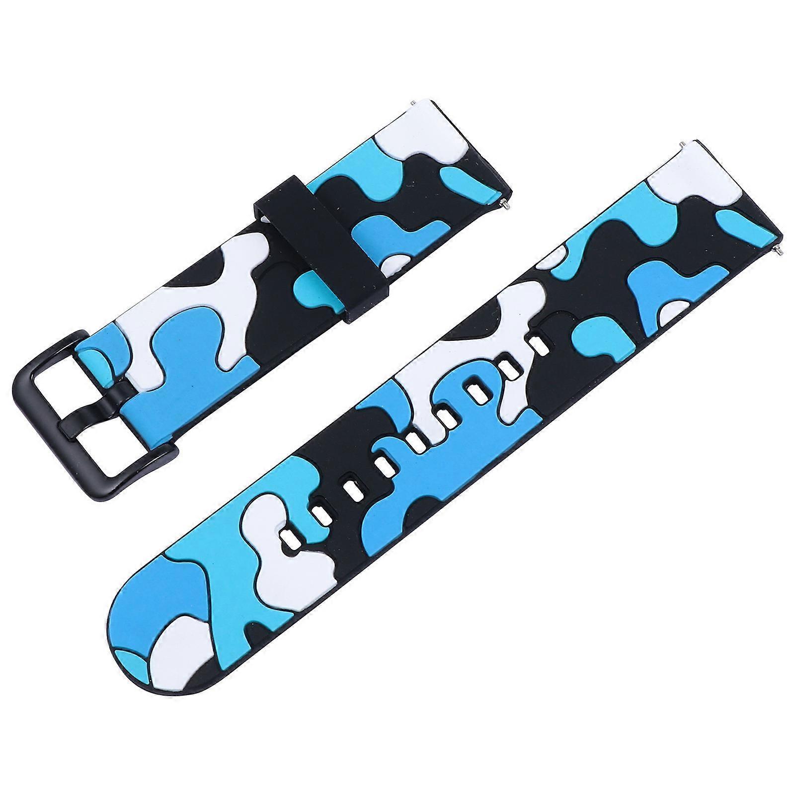 Silicone Watch Strap for 1Pcs Breathable Camouflage Band