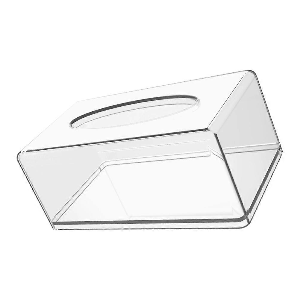 Napkin Holder Rectangular Napkin Dispenser Home Decor Transparent Acrylic for 1Pack