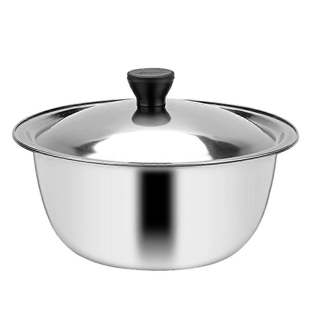 Stainless Steel Basin Kitchen Tool for Dining Room Multi-Purpose Silver Mixing Function 1Pcs