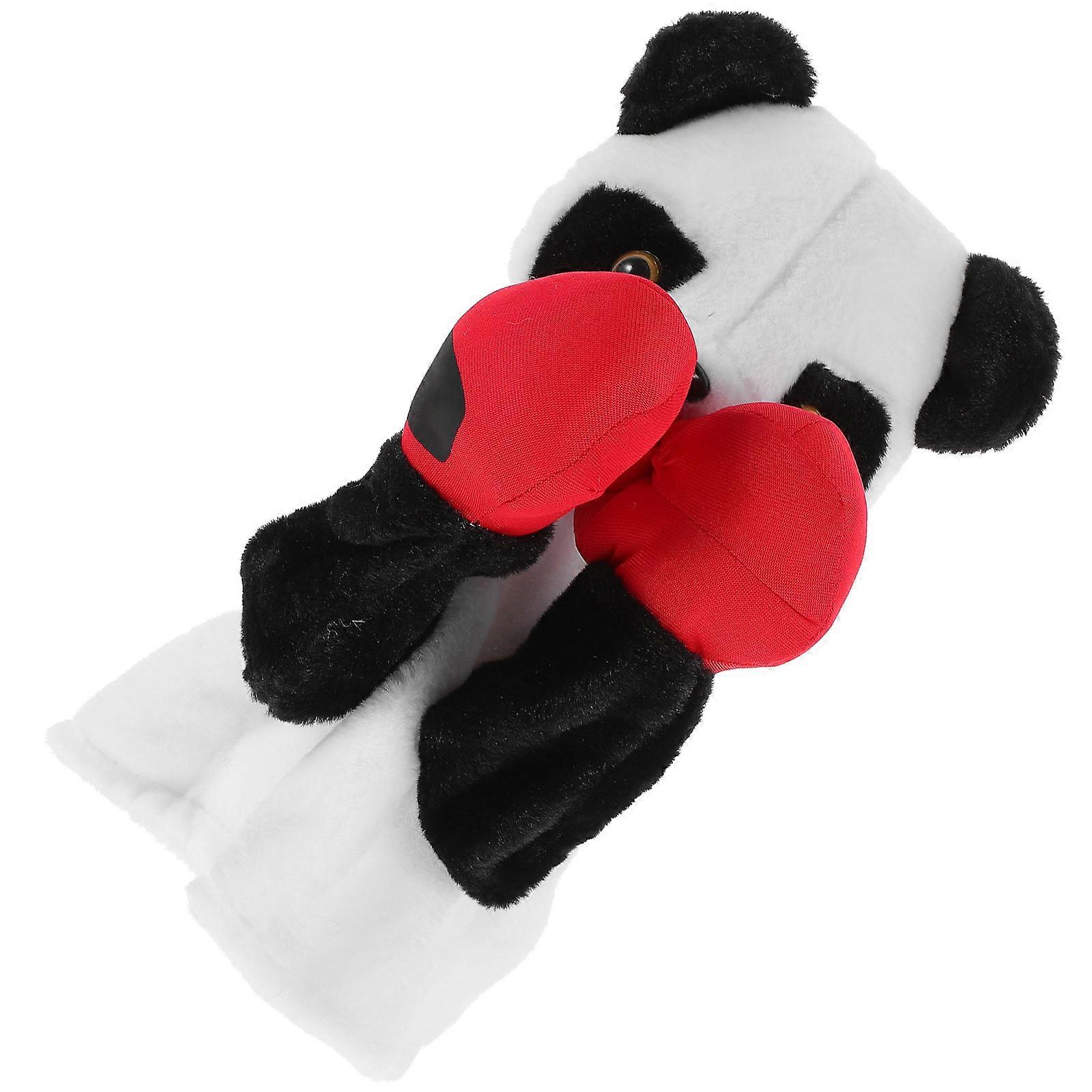 Stuffed Hand Puppet Cartoon Panda Toy For Parent-Child Interaction 29.00X19.00X15.50CM Hand-Brain Coordination 1Set