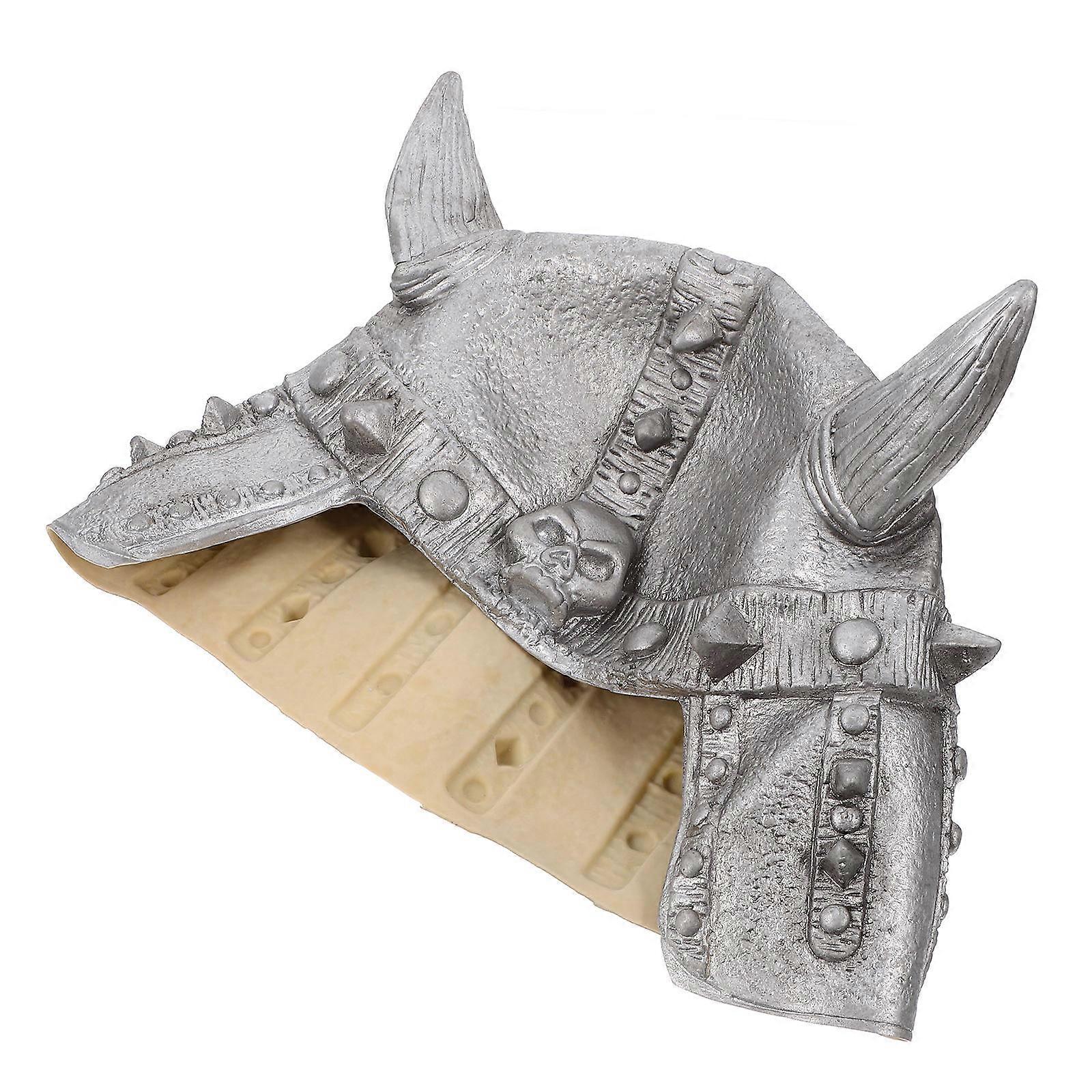 Decorative Masquerade Hat For Adults Designed For Costume Parties And Halloween Events In Silver 2Pcs