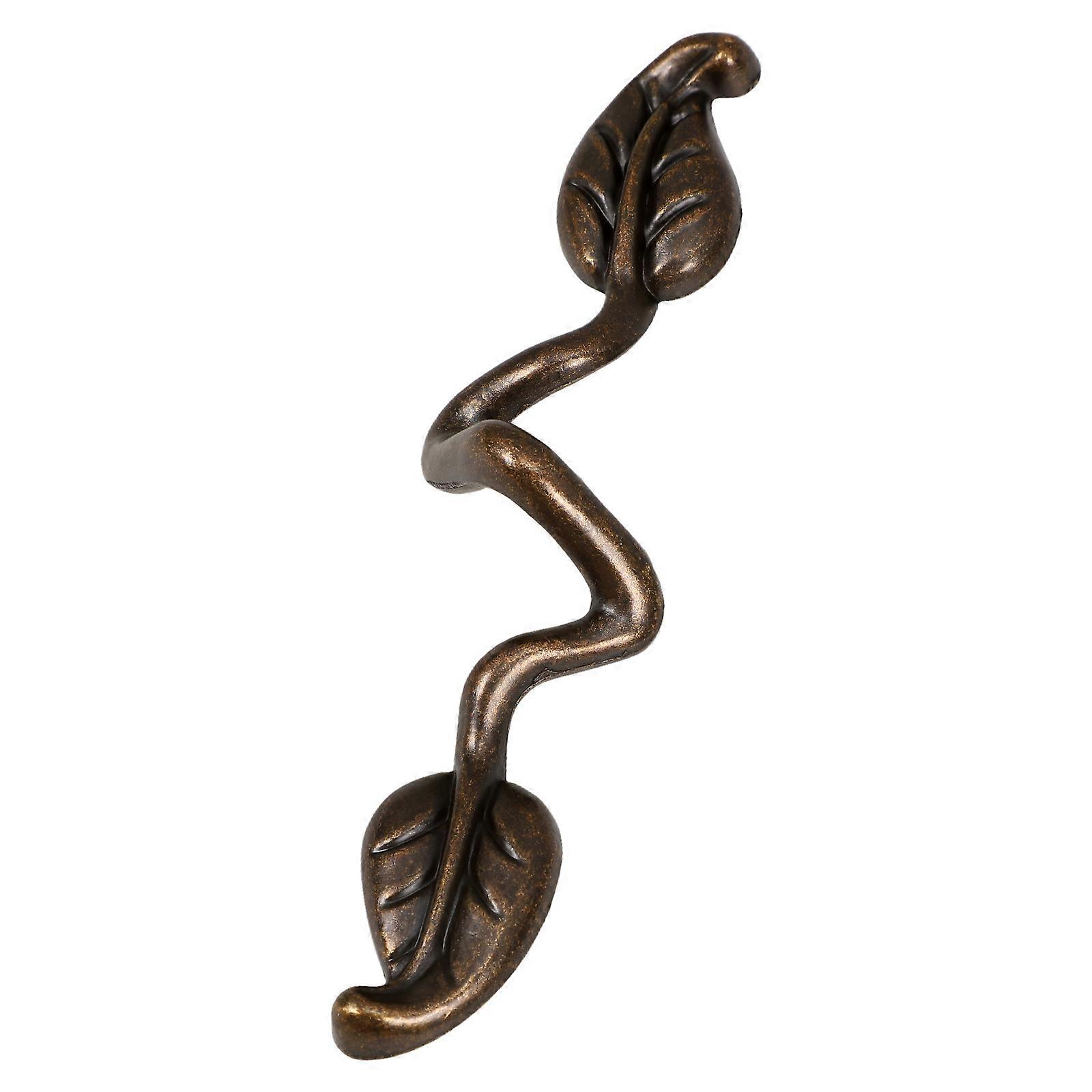 Vintage Style Pulls Leafy Drawer Pull with Zinc Alloy Material 5Sets