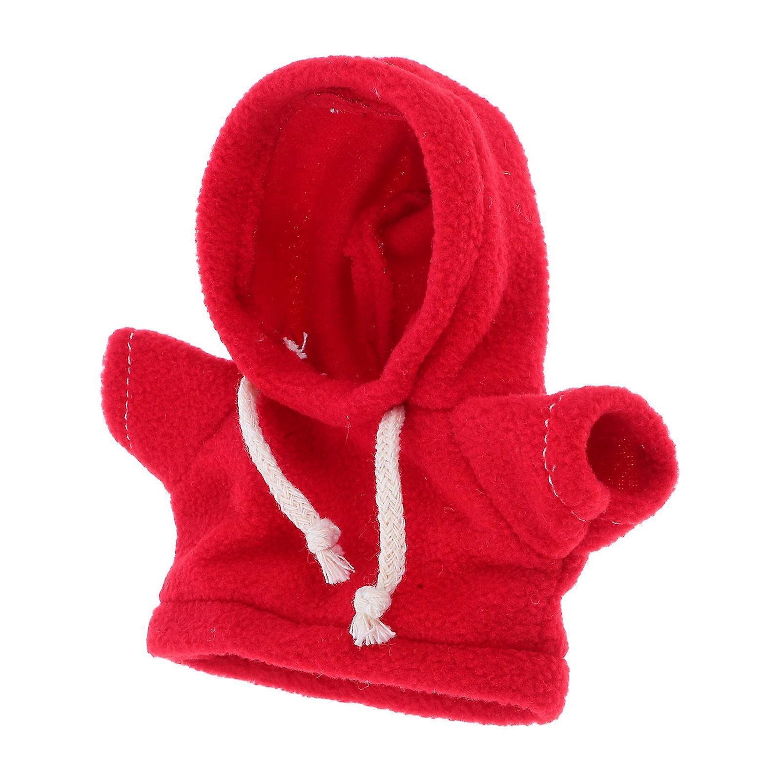 Red Plush Toy Bear Clothes for Doll Clothes Sweater
