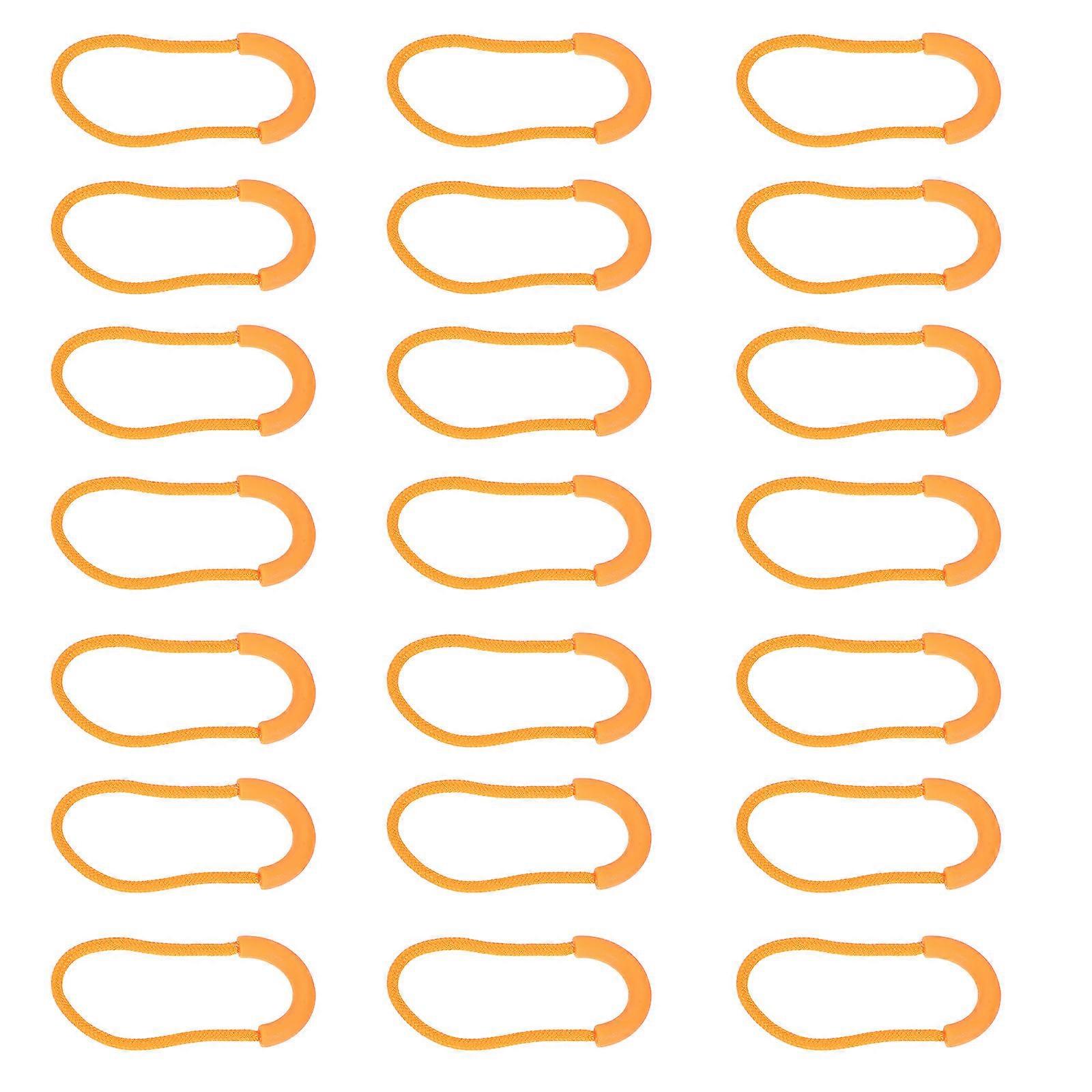 Zipper Pull Cord U Shape Extension for Luggage Backpack 30Pcs Set