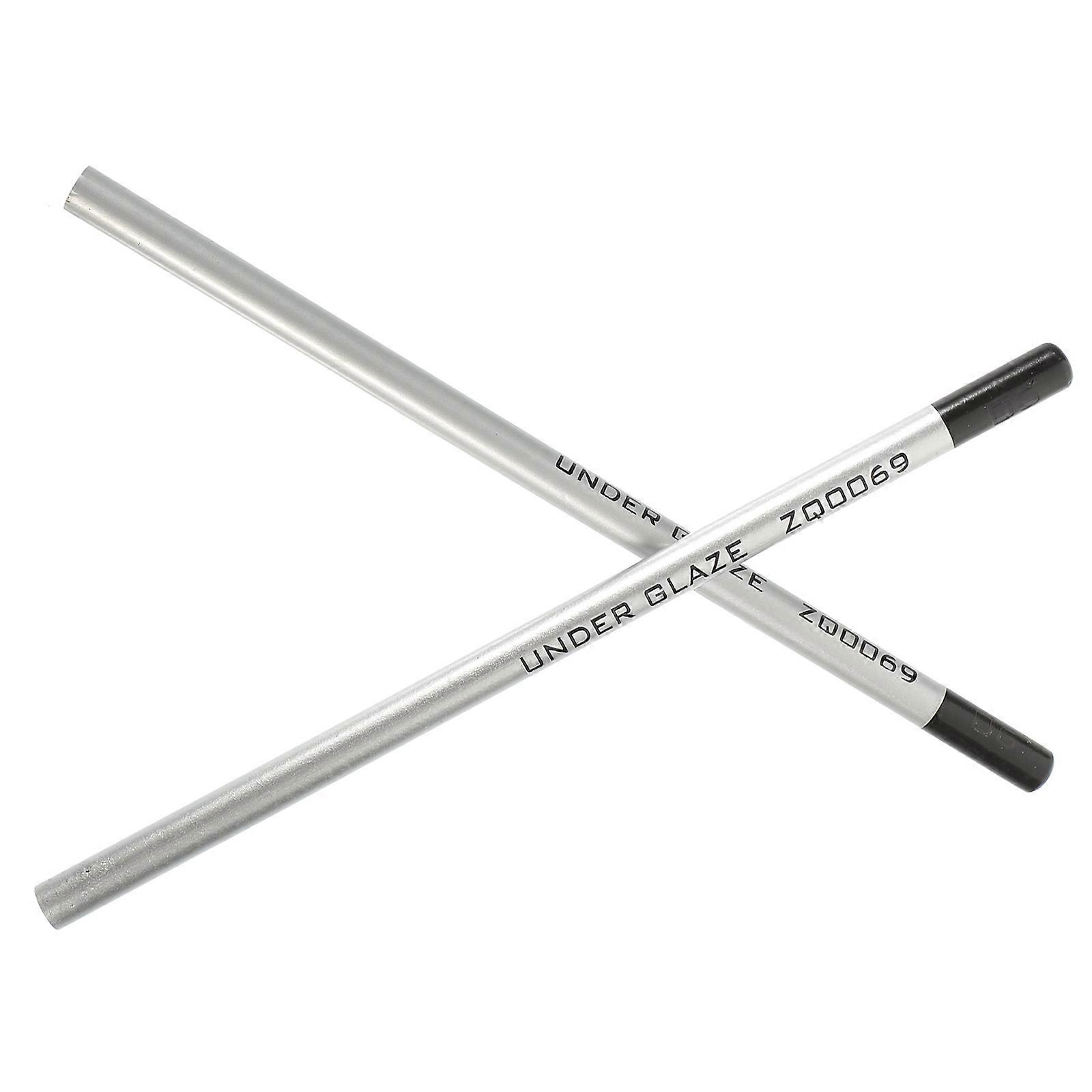 Underglaze Decorating Pencil Professional Drawing Pencils Smooth Writing Beginner 17.50X0.80X0.80CM 2Pack