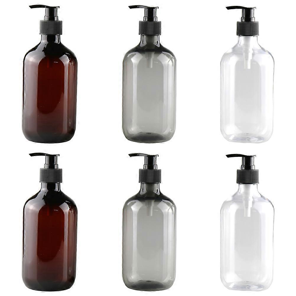 Travel Storage Bottle 6Pcs PP Assorted Color Reusable Bottle Easy Refill for Storage Use
