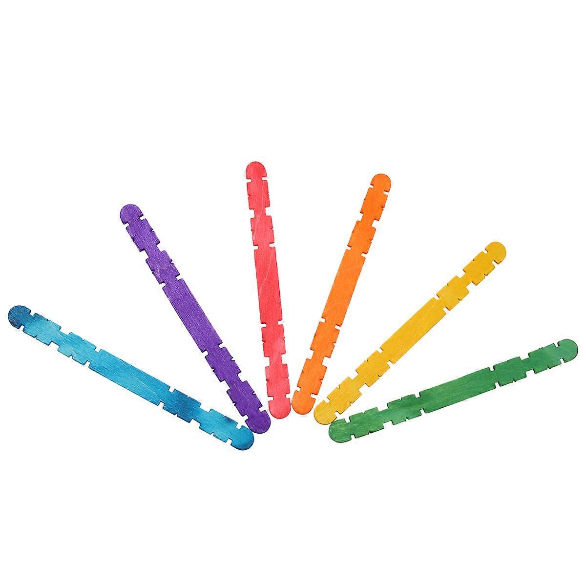 Assorted Color Building Model Batten 11.4x1x0.2cm Perfect For Families And Friends 2Pcs