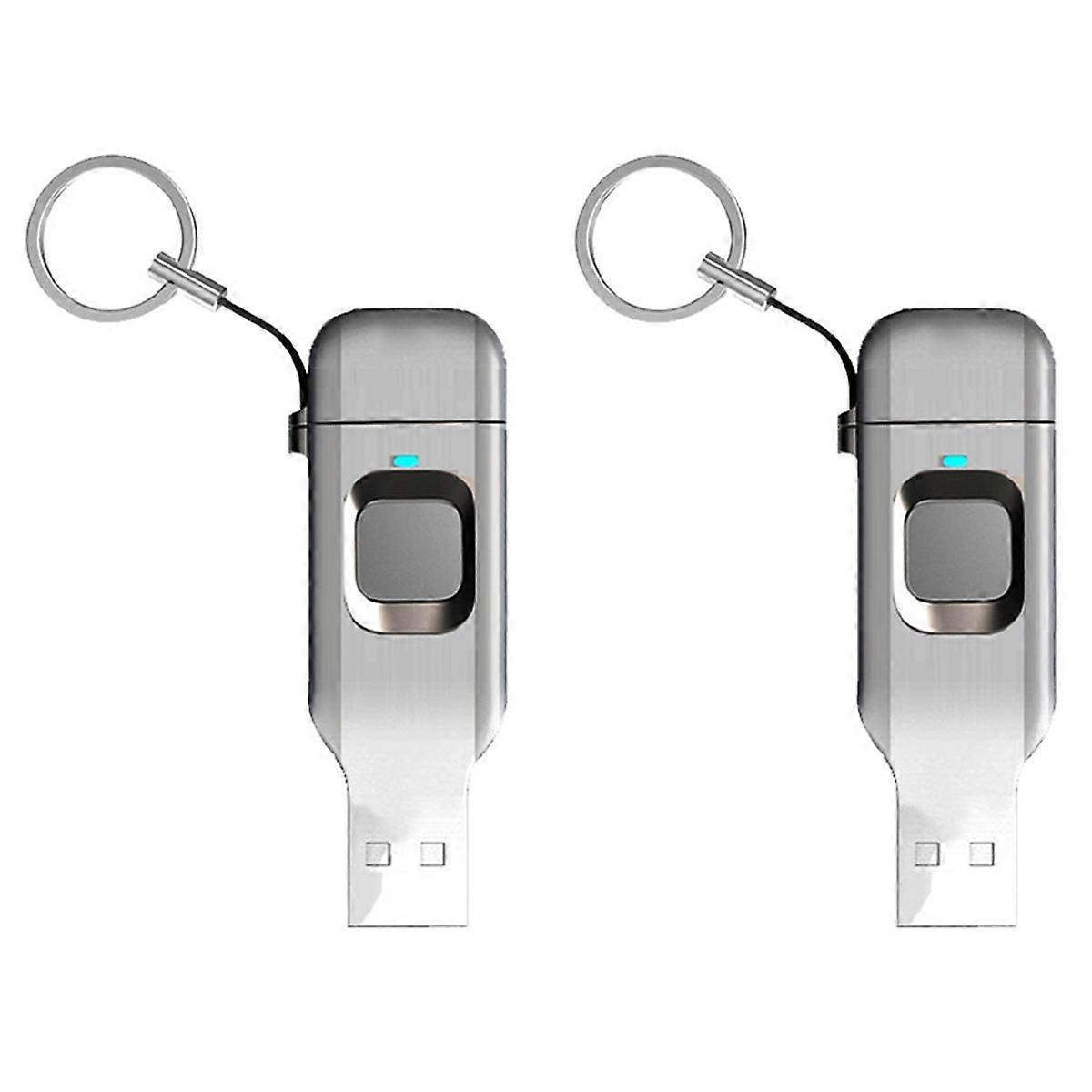 Fingerprint Flash Drive Metal OTG Pendrive USB3.0 Type C 32G