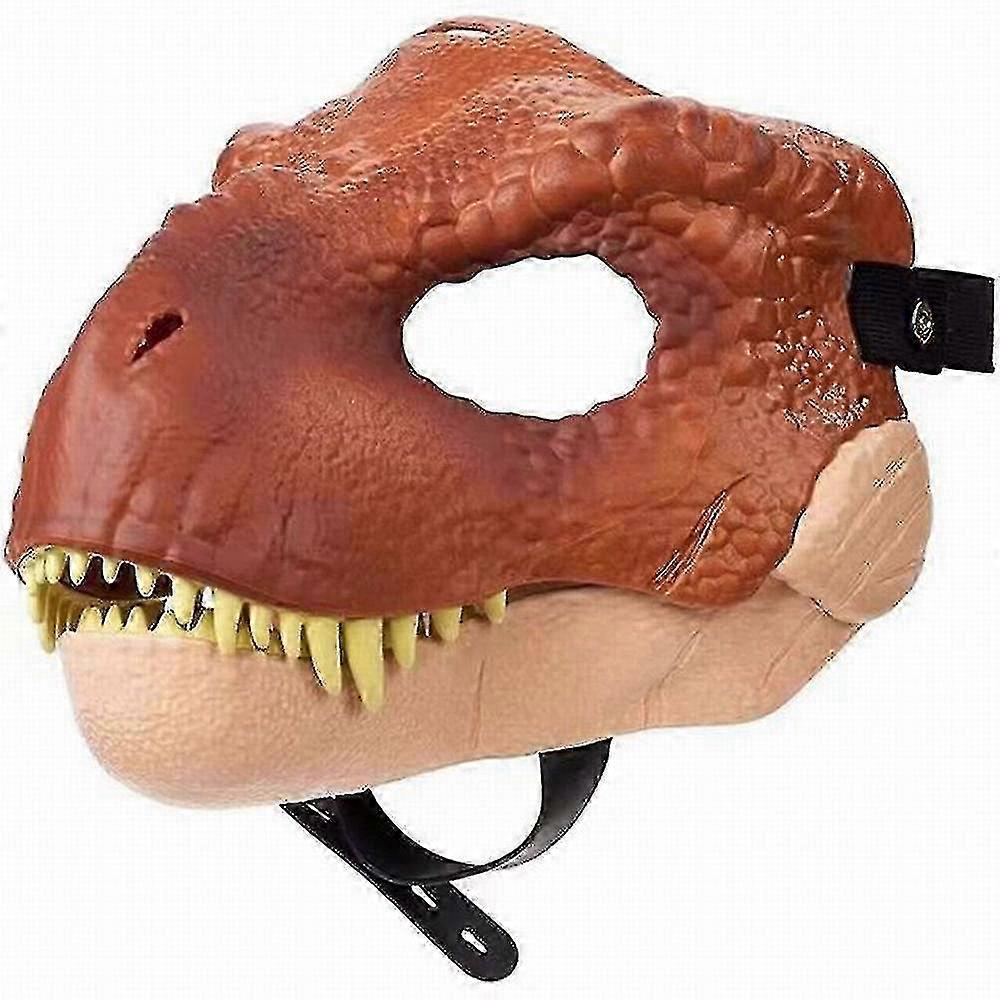 恐竜マスク移動顎、子供用恐竜マスク大人、ハロウィーンコスプレパーティーコスチューム小道具のための恐竜ヘッドフェイスマスク
