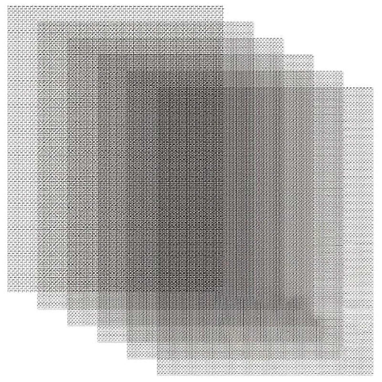 6Pcs 30x21cm Wire Mesh,20 Mesh Stainless Steel Mesh,Rust Metal Mesh Screen for DIY Projects,Vent,Filter Mesh,Garden