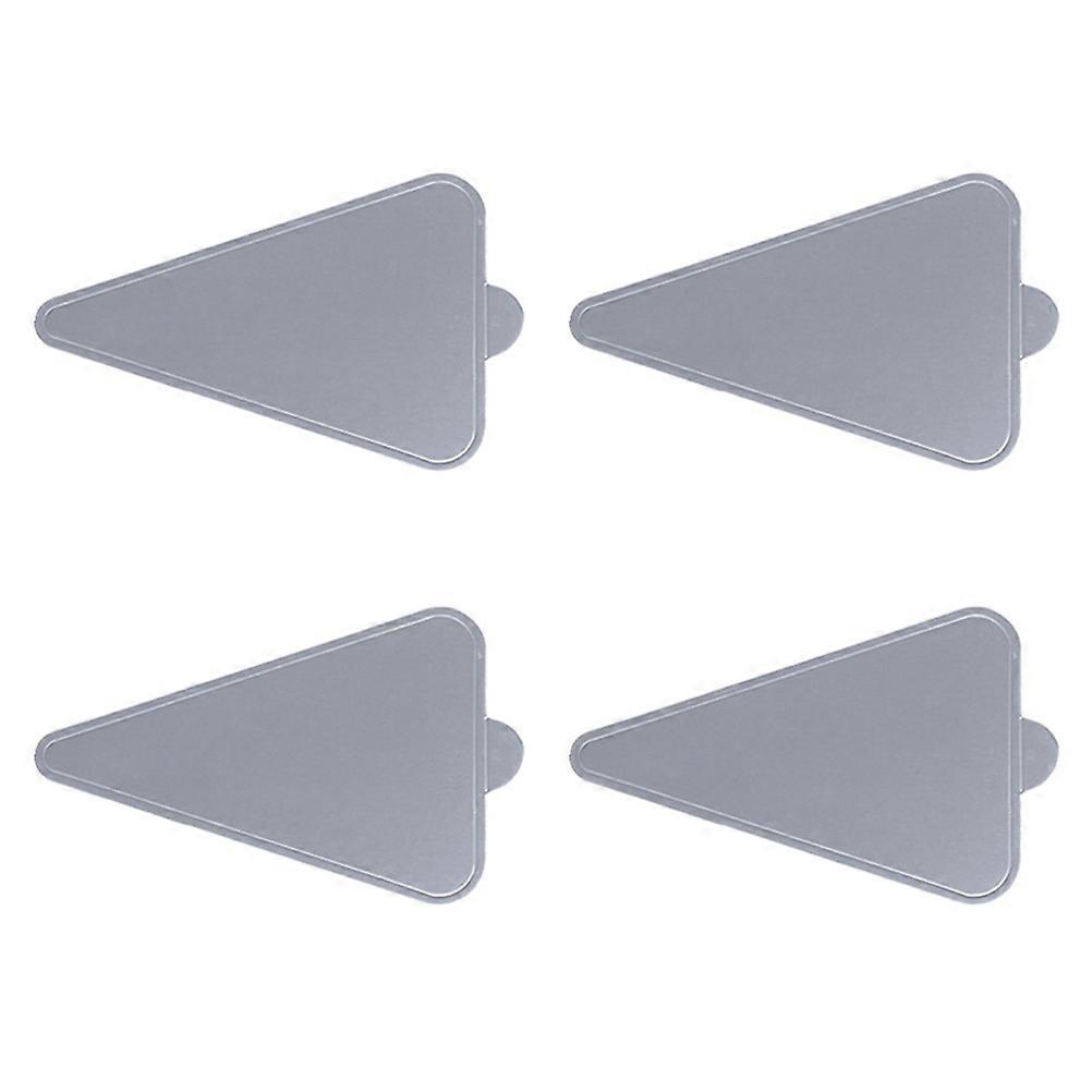 Silver Triangle Mousse Mat for Cake Serving Base 100Pcs Paper Cupcake Trays