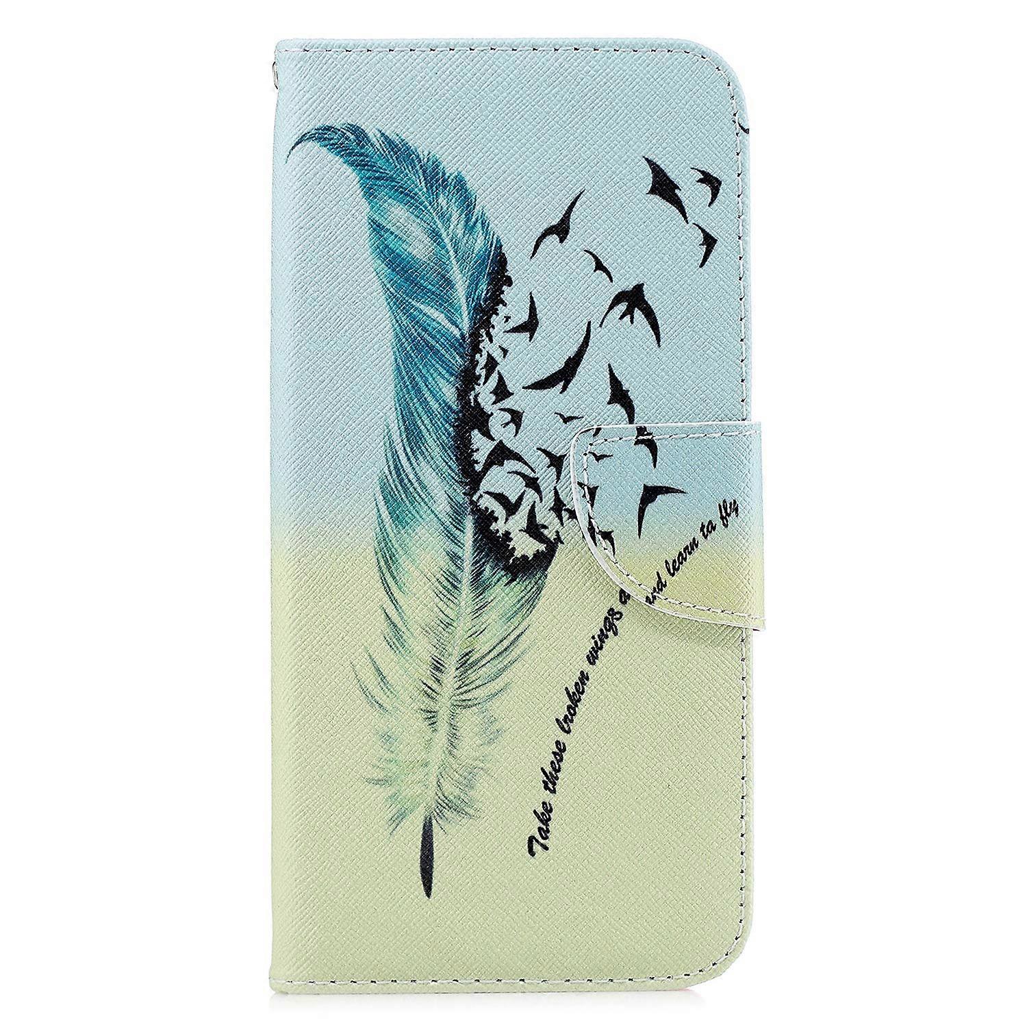 Flip Case Wallet for iPhone 16 Plus, 3D PU Leather, Magnetic Protective Skin, Stand Function, Card Slots, Shockproof TPU