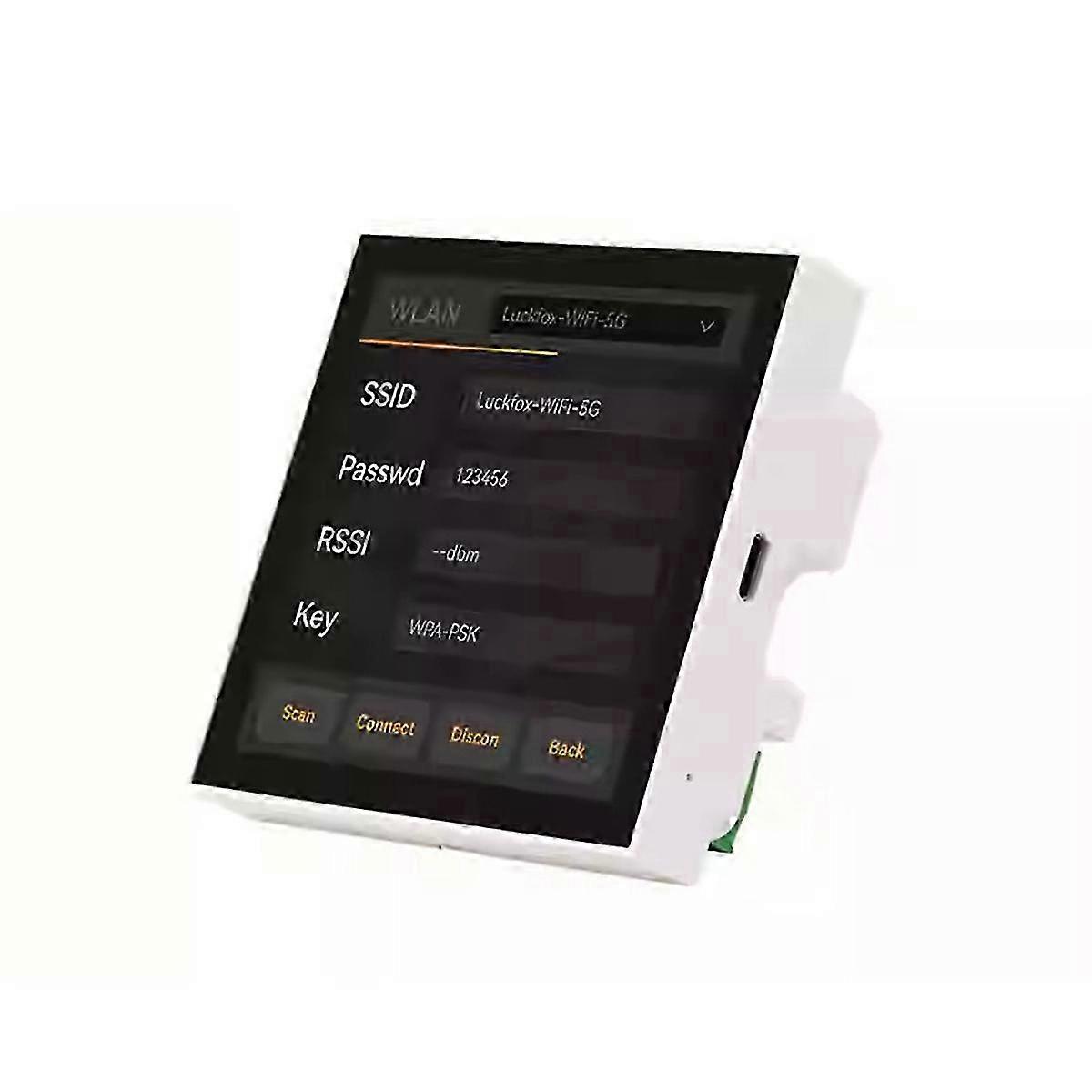 4 Inch Smart Scene Wall Switch 86-Type Touch Screen Center Control Panel Rv1106G2 0.5Tops With Wifi
