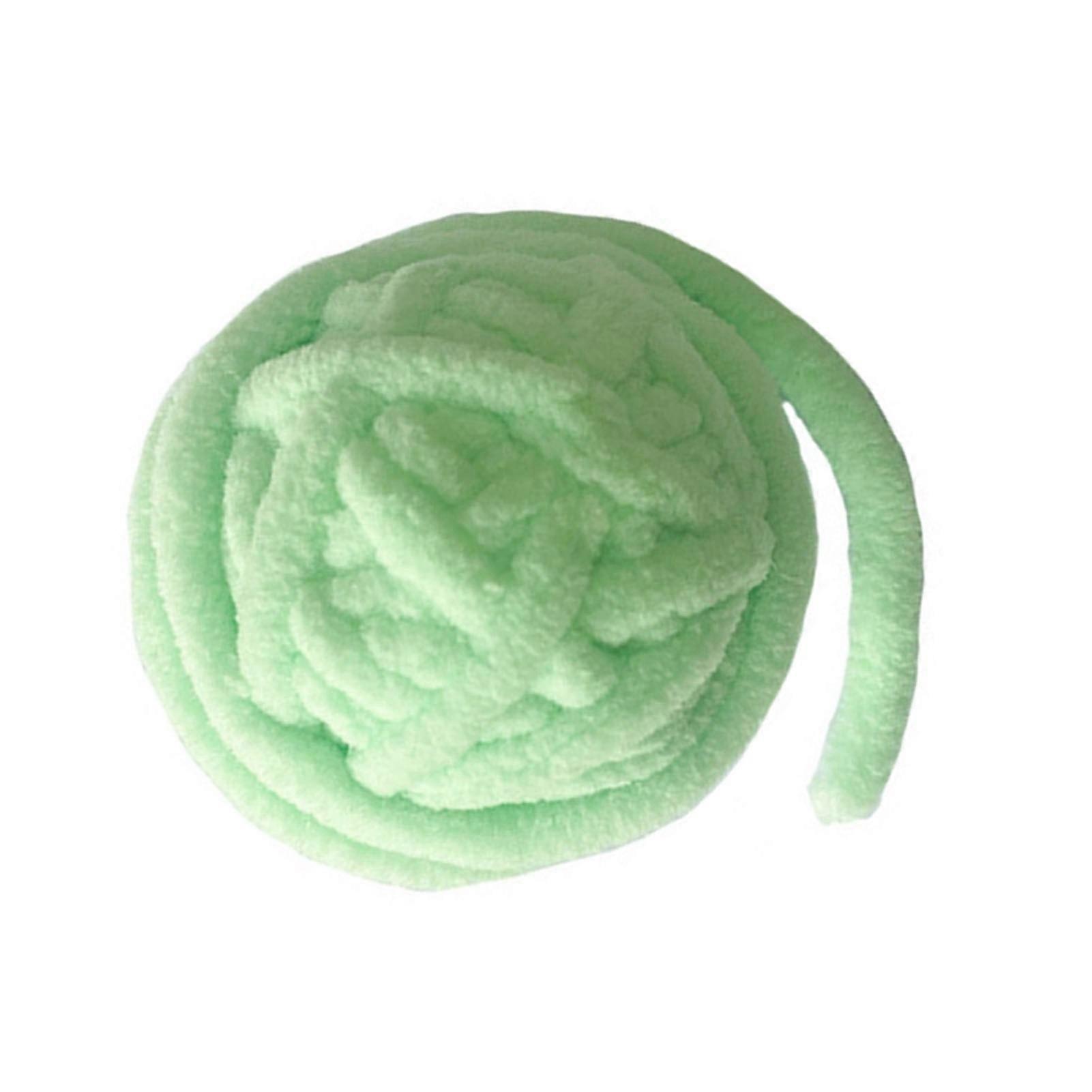 Interactive Green Cat Yarn Ball Toy with Bell, 5cm Durable
