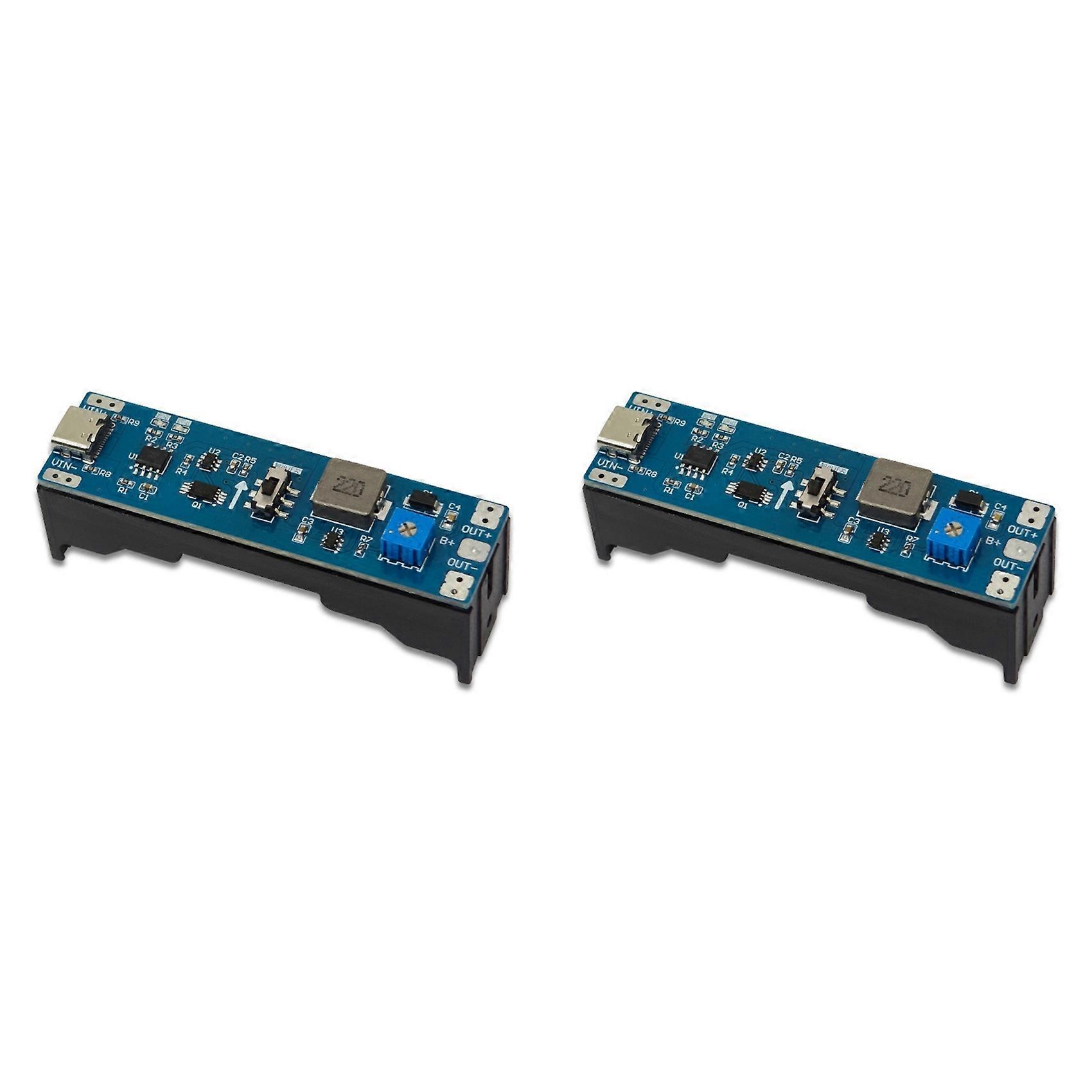 2X 18650 Lithium Battery Charging Discharging Boost Voltage Regulator Module 3.7V to 12V Charging Boost Discharge Module