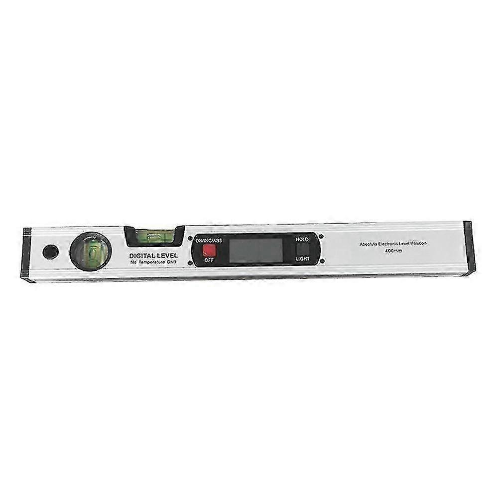 Aluminum Alloy Digital Spirit Level Ruler Ruler Gauge Sight 400mm Red