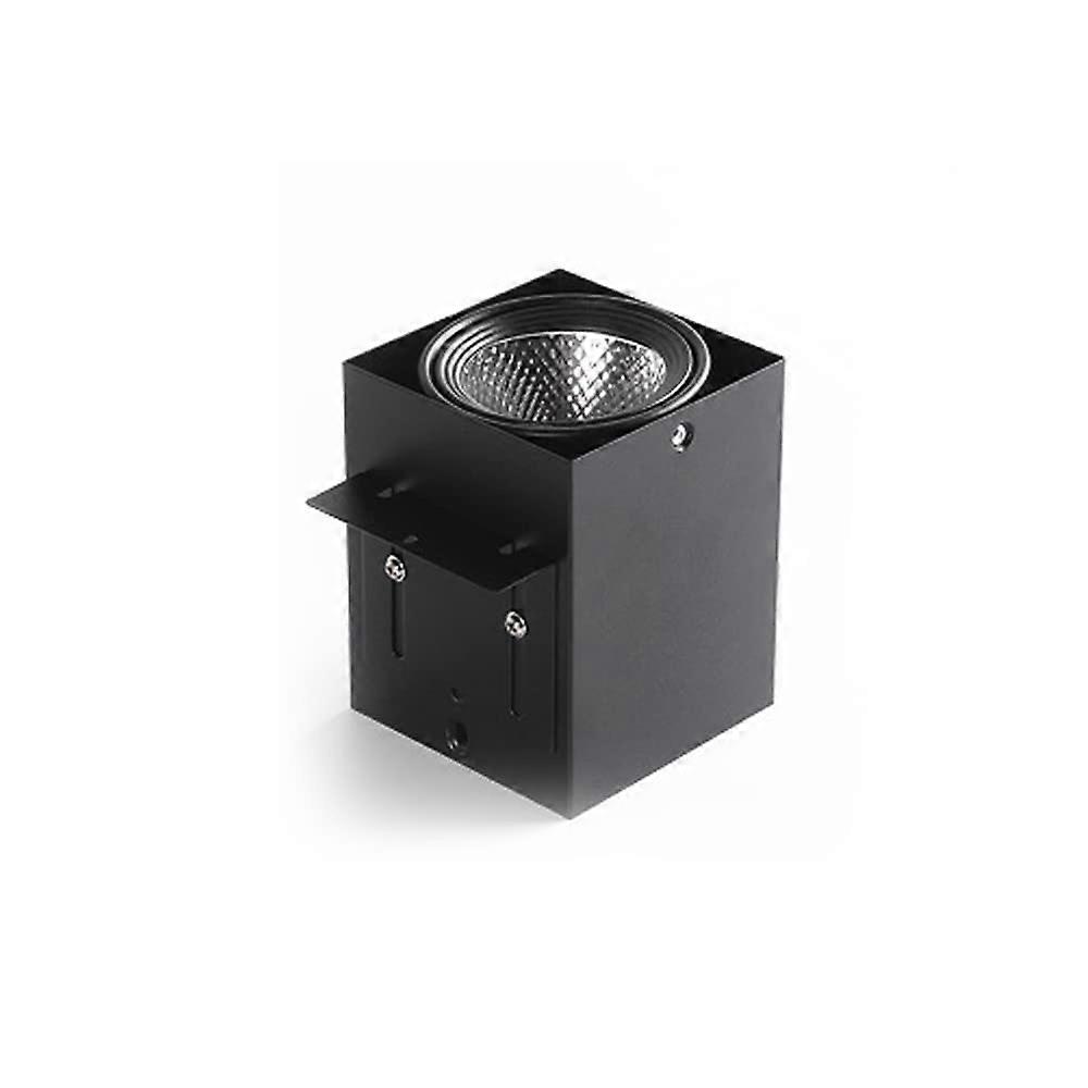 Square Downlight LED 270Degree Rotating Spotlights NoPunch Installation Ceiling Light 7W/12W Black/White