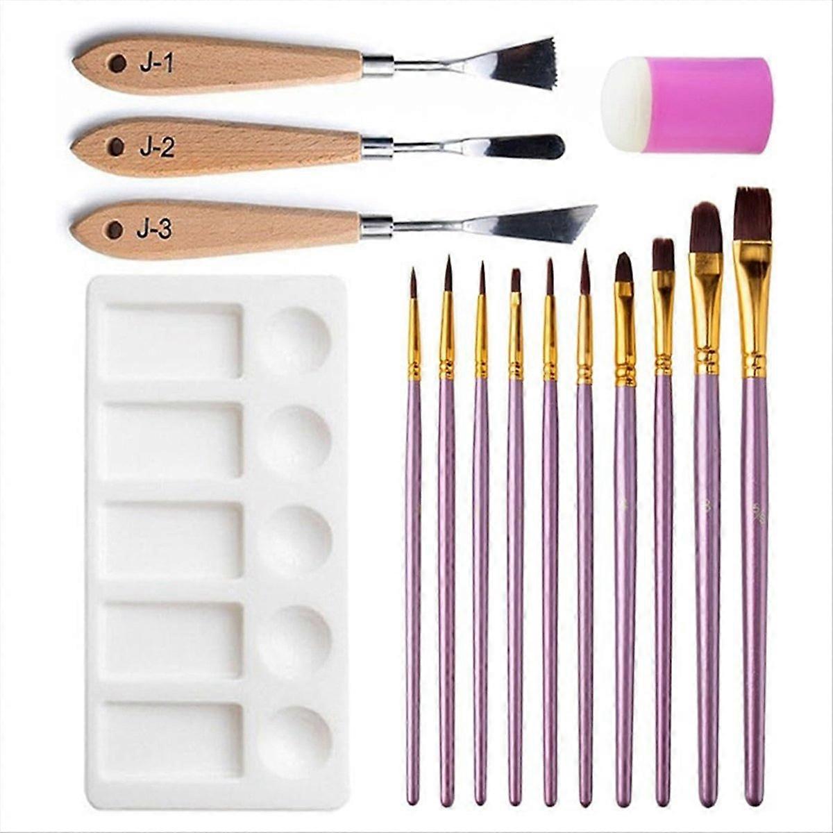 Oil Painting Tool 15-Piece Set Special-Shaped Scraper