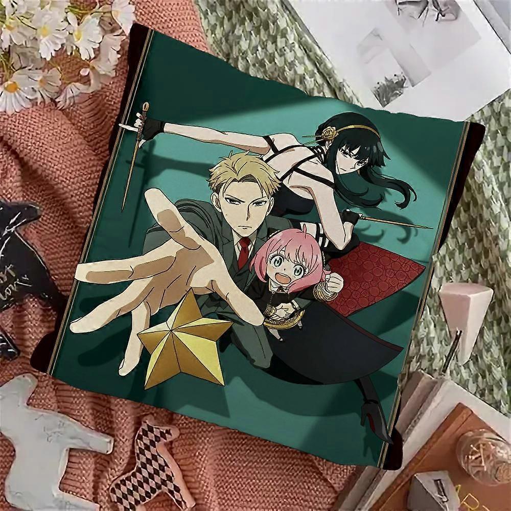 v709クッションカバー枕カバー枕カバー枕カバーFundas de Cojinesスパイファミリーピロウカバーリビングルームクッションホームgg709