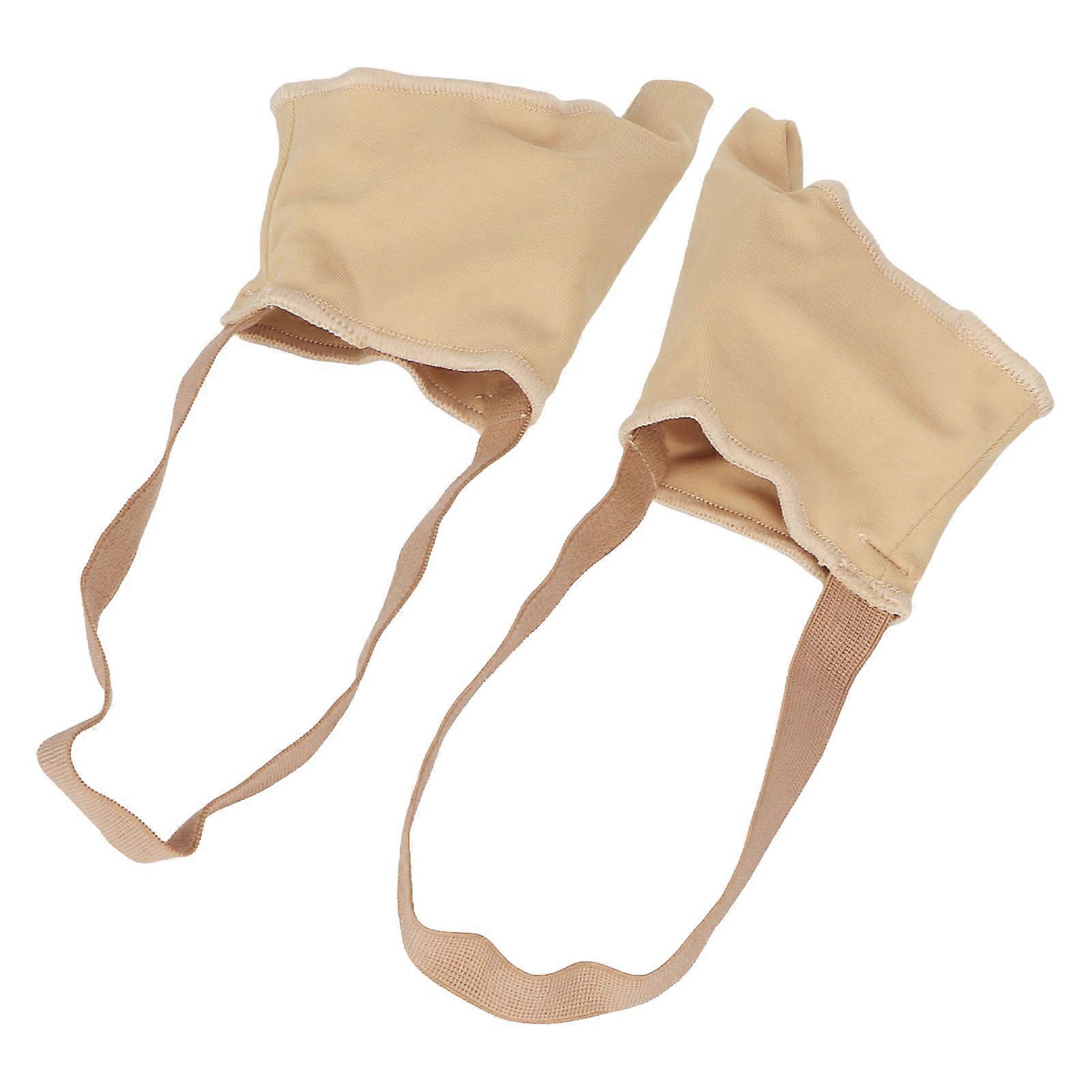 1 Pair Bunionette Sleeves Reduce Pressure Elastic Strap Pinky Toe Corrector Skin Color L (40‑45) 