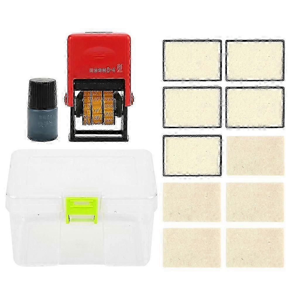 Adjustable Date Coding Machine ABS Plastic Manual Printing Production Tool D-4 Type