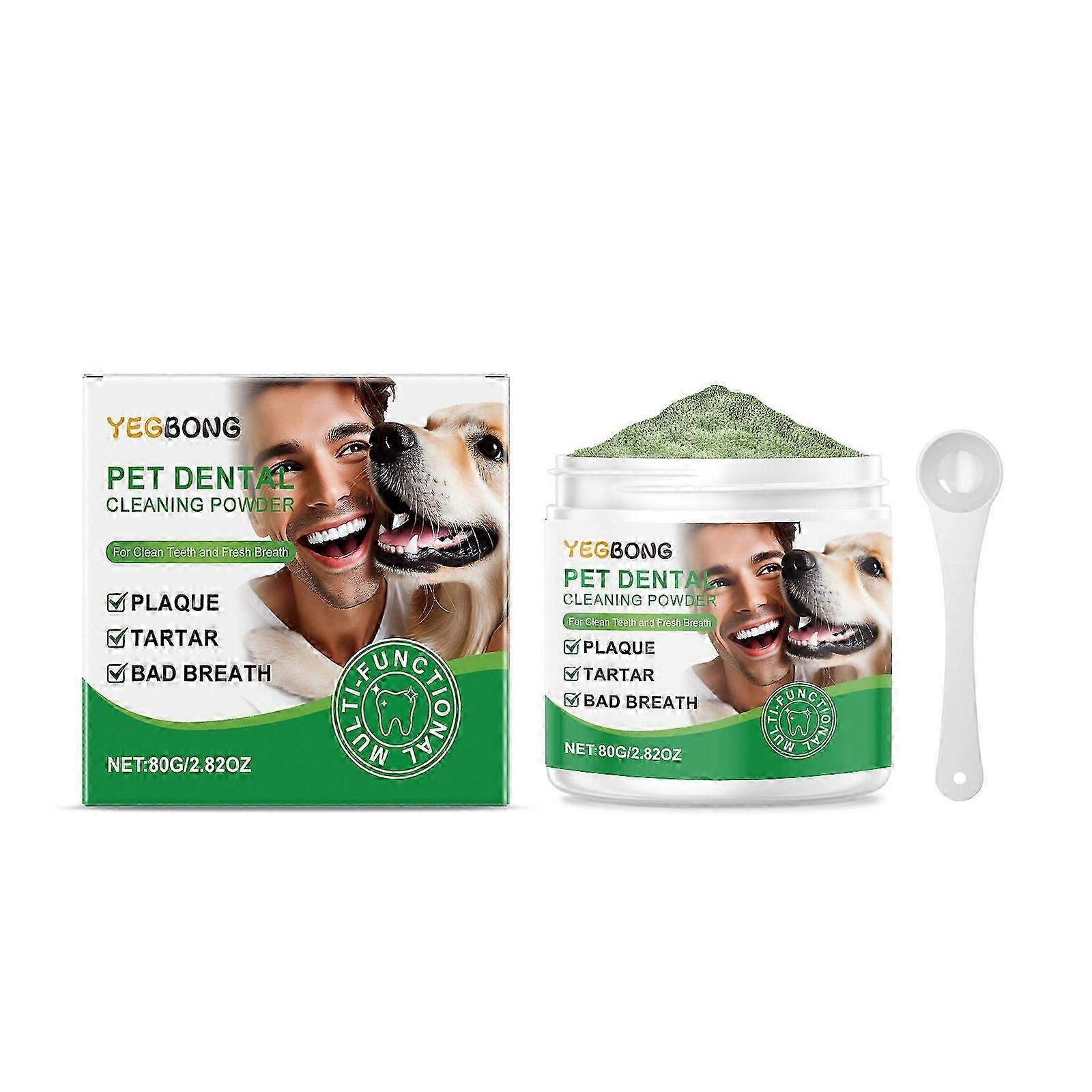 Pet Tooth Cleaning Powder for Dogs - Fresh Breath
