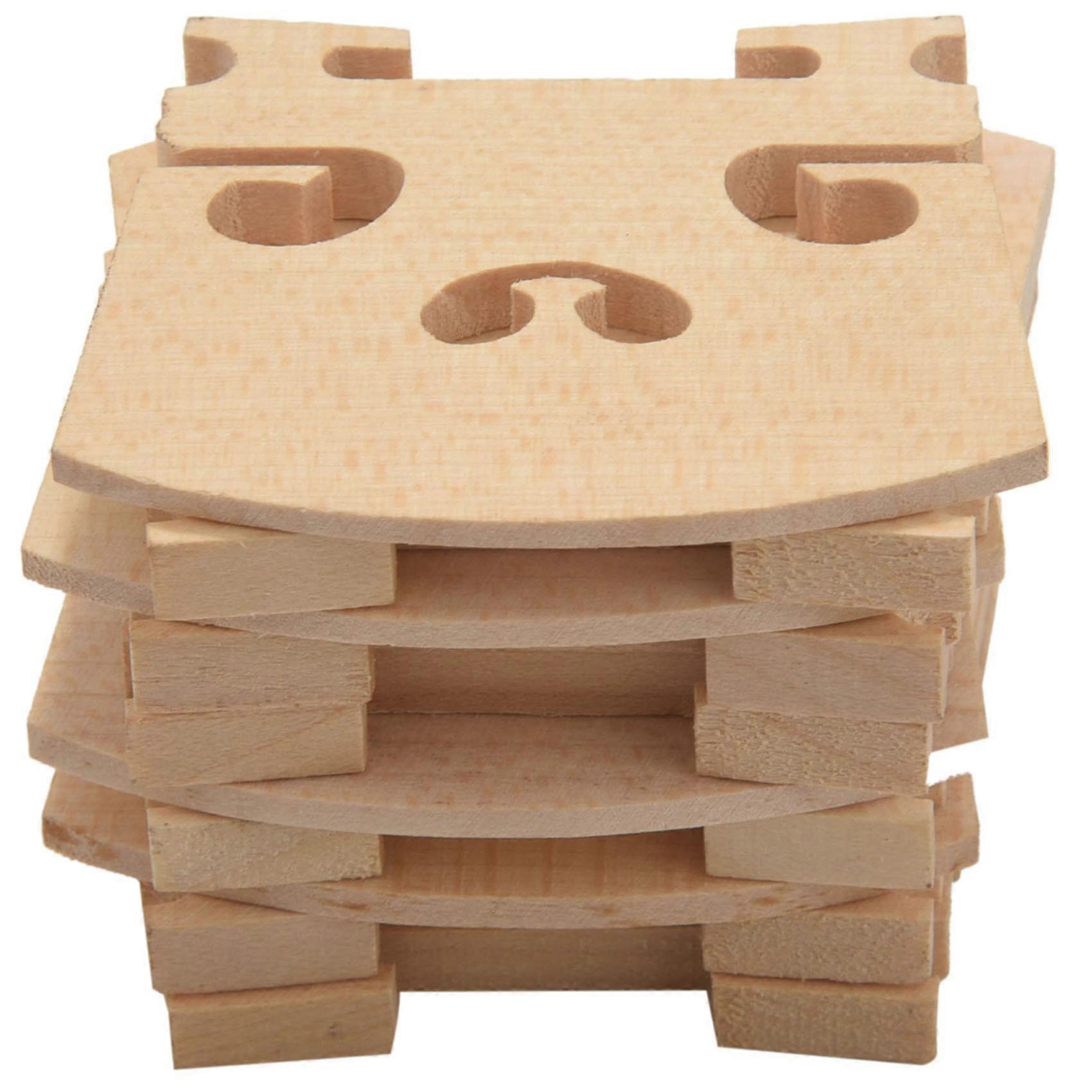10PCS Type Maple Violin Bridge For 1/8 & 1/4 & 1/2 & 3/4 & 4/4 Violin Bridges Violin Parts Stringed 