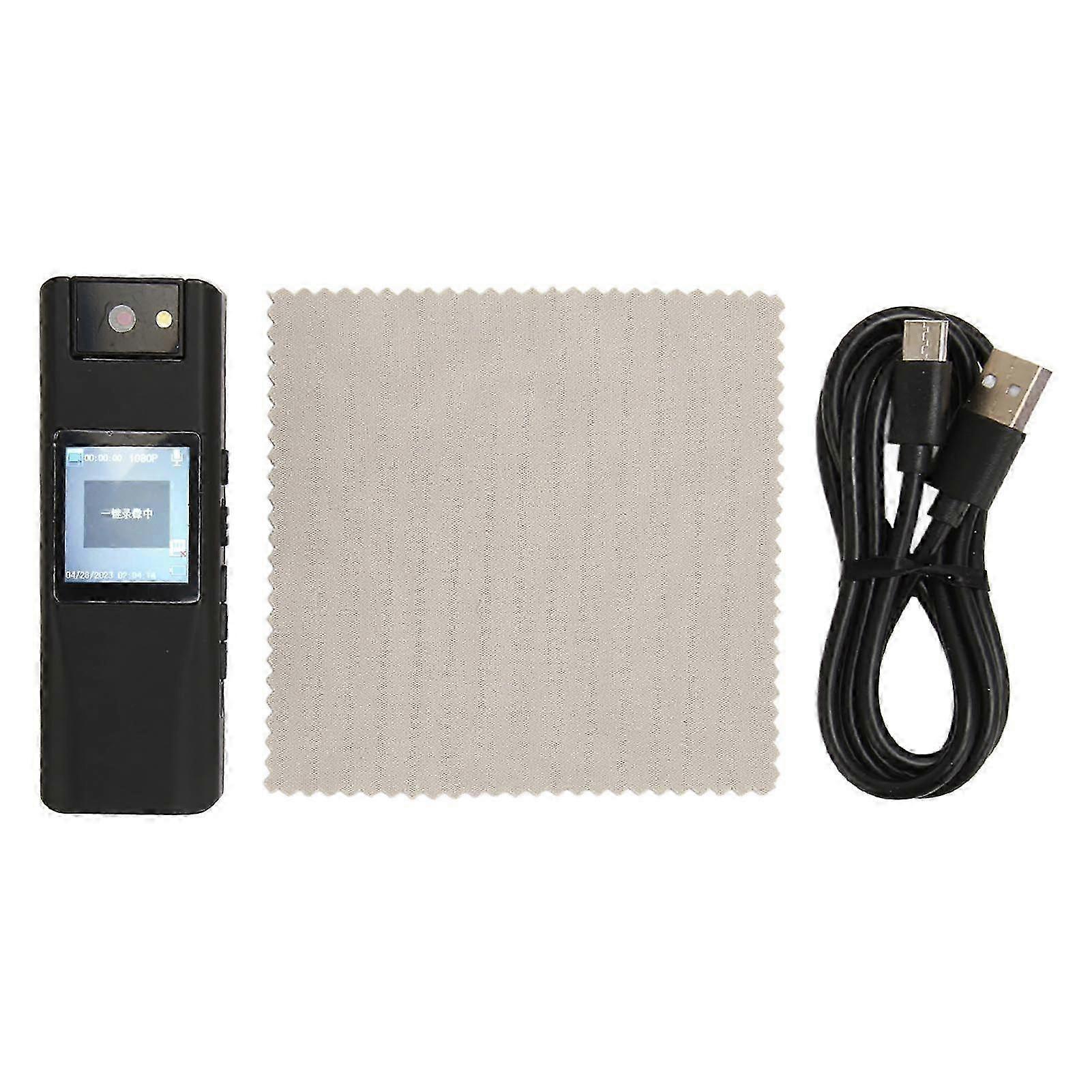 Back Clip Video Recorder 1080P Motion Detection Loop Recording Function Portable Mini Recording Camera