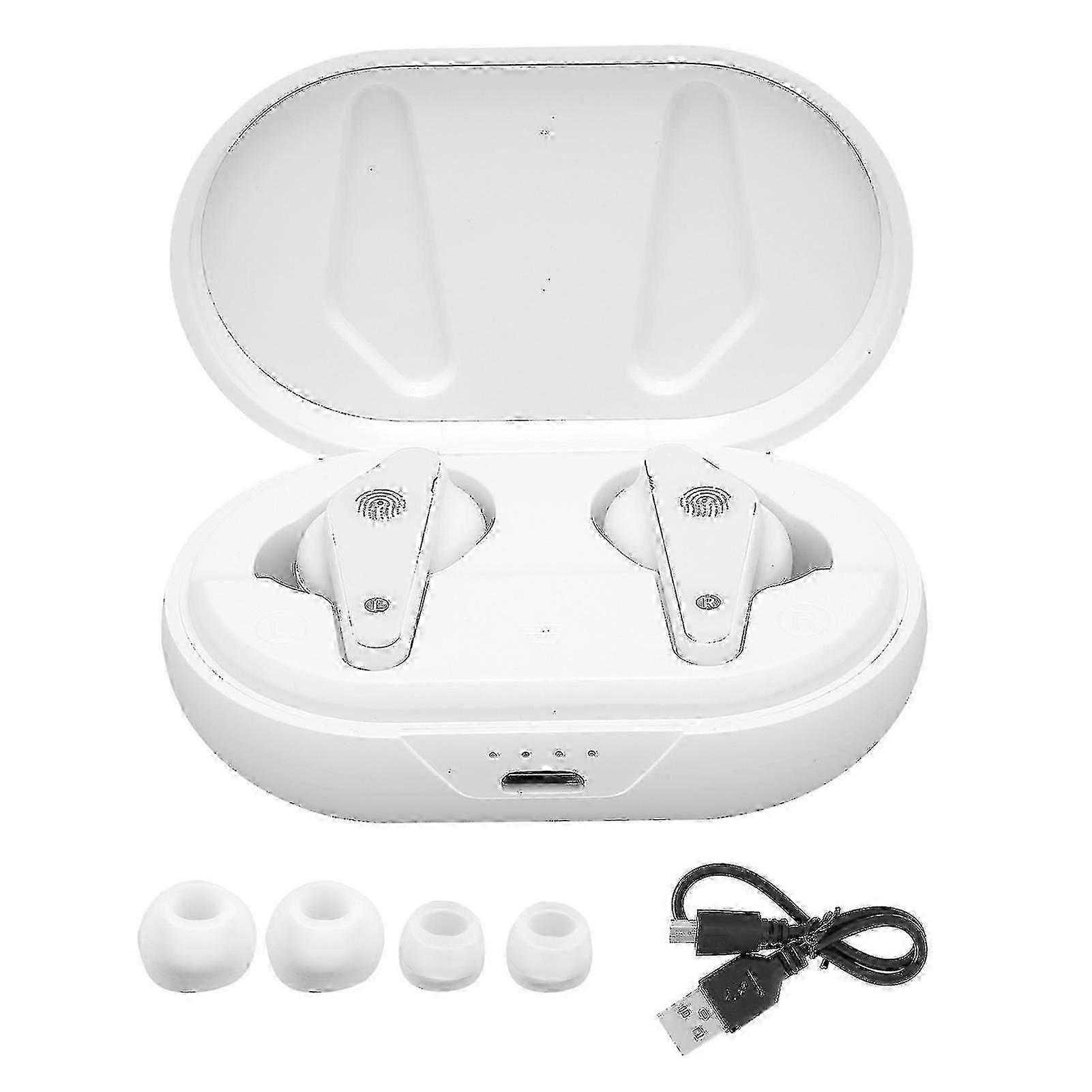 Bluetooth Headset With Charging Compartment Wireless Bluetooth 5.0 Version Dual Call Earphones