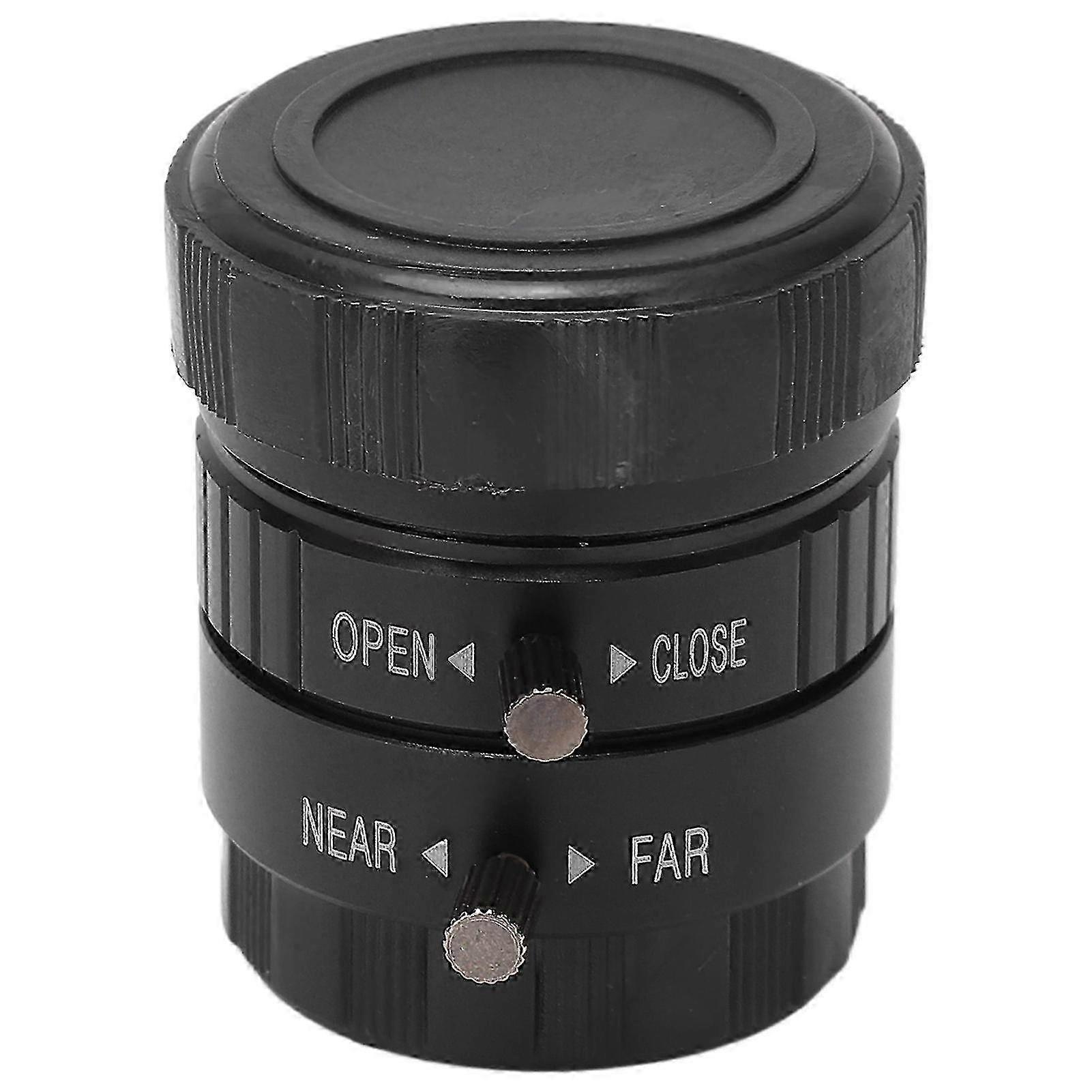 3MP CS Mount Lens 4mm Focal Length Manual Focus Adjustable Aperture for Secur...
