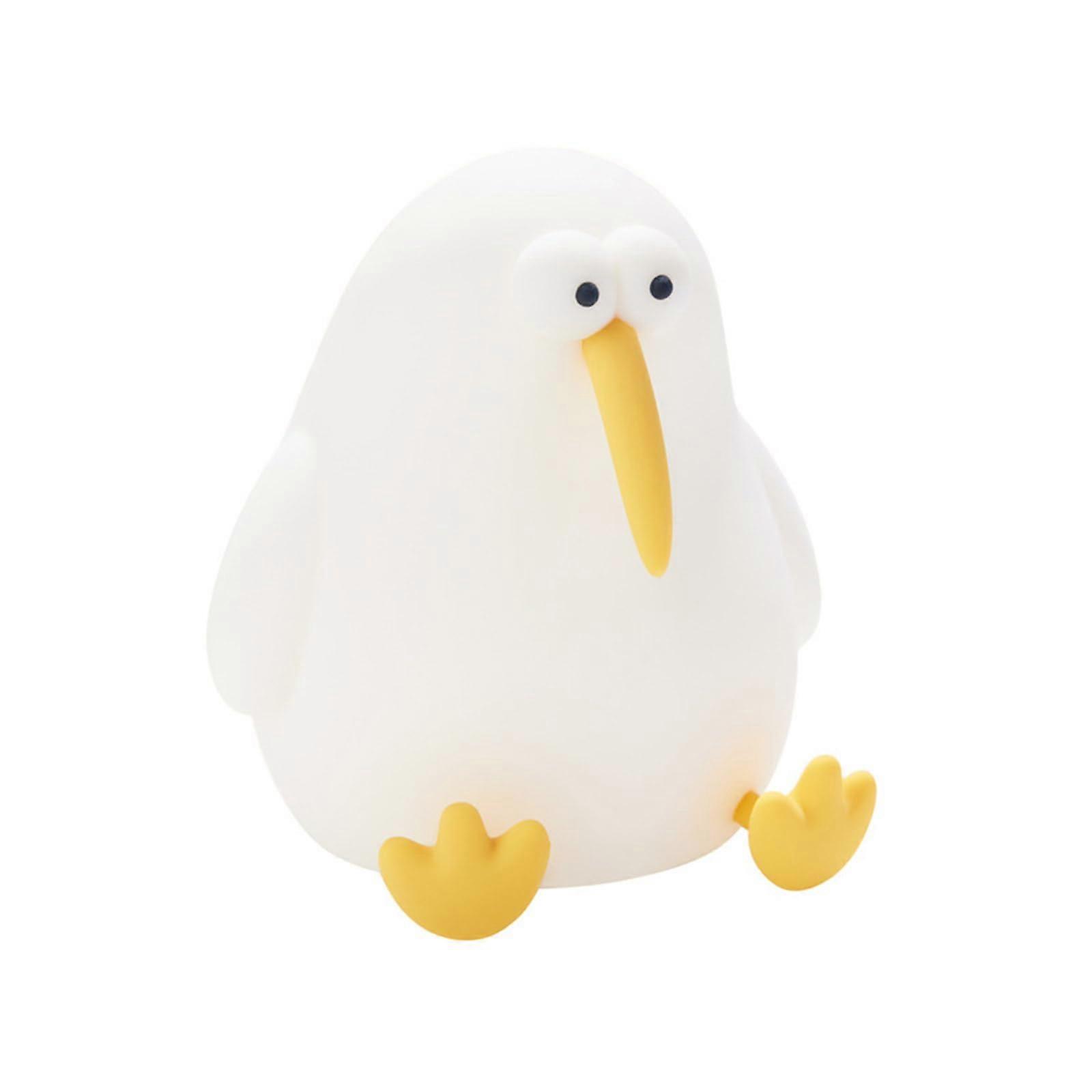 Bird Pattern LED Lamp Silicone Night Light 3 Gear Dimmable Touch Control Baby Room Decor