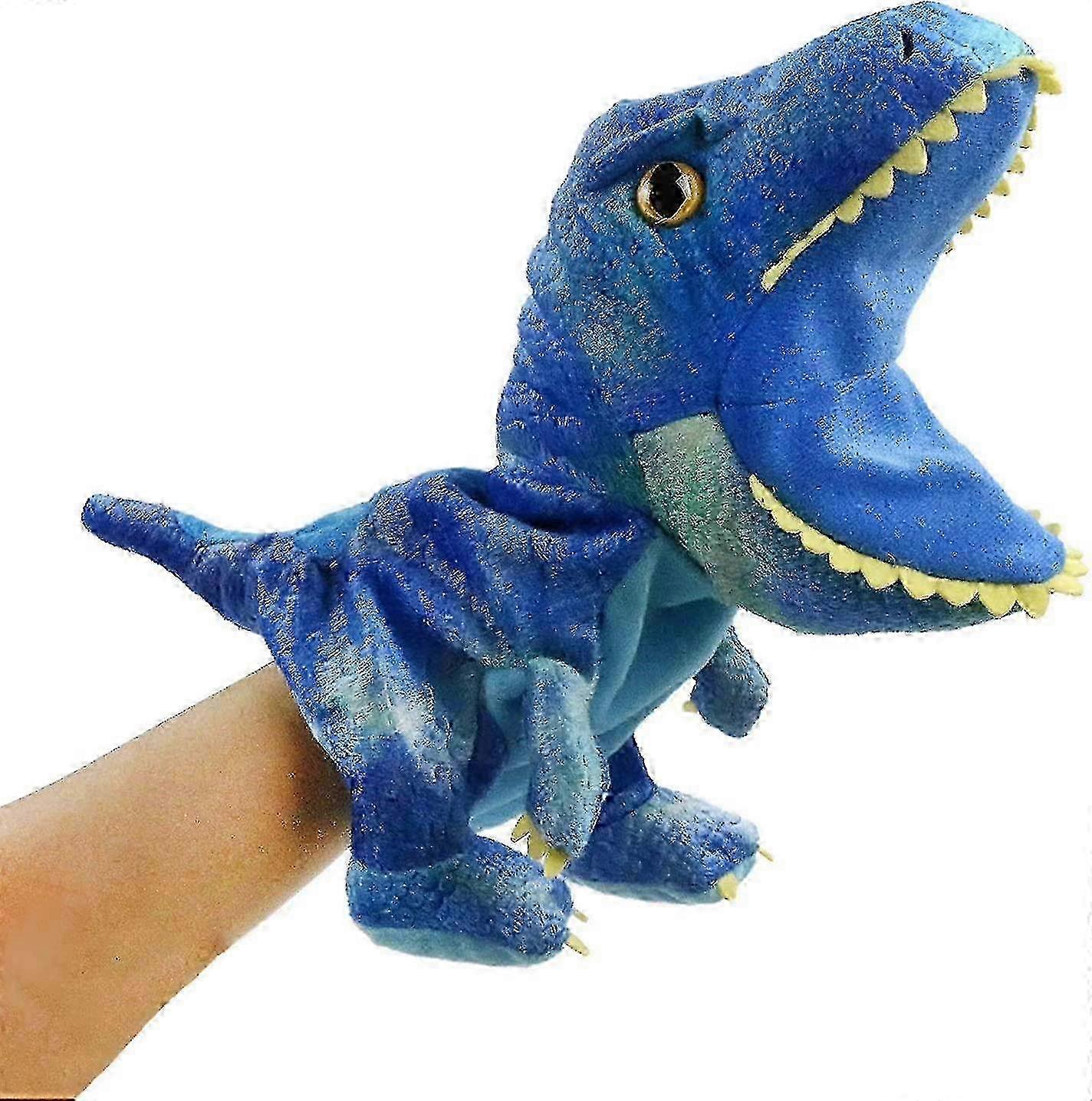 Plush Dinosaur Hand Puppets,t-rex Dinosaur Stuffed Animal Cute Soft Plush Toy D