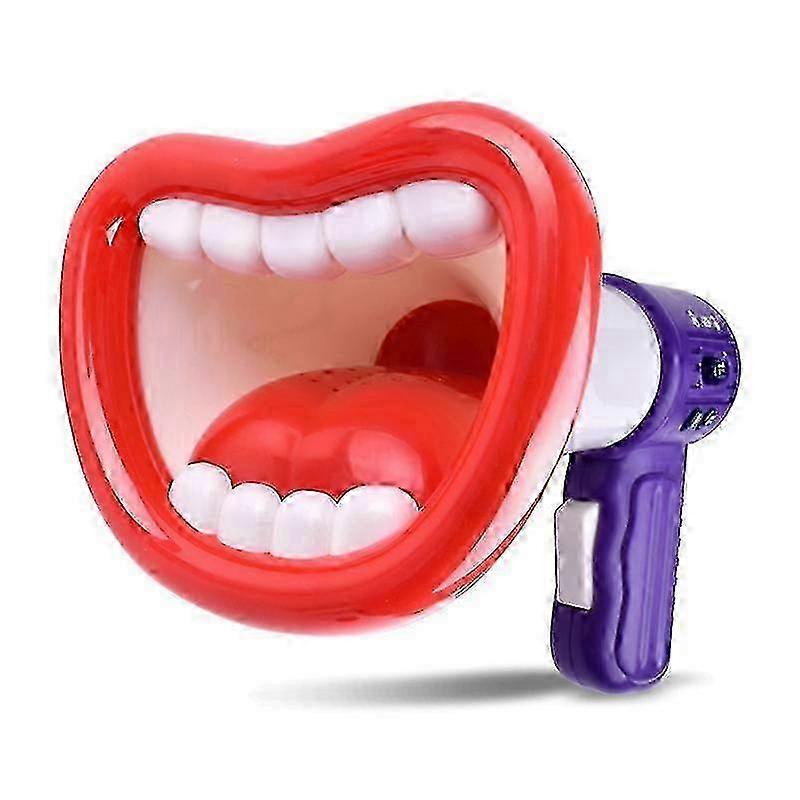 ألعاب مكبر صوت كبير الفم جديد محمول باليد للأطفال مكبر صوت ميكروفون مضحك لعبة صوتية